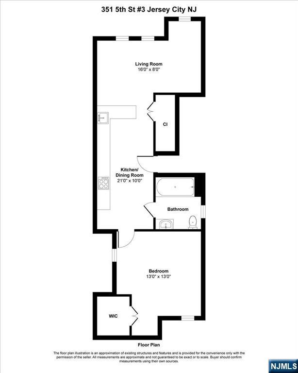 Jersey City, New Jersey, 07302, United States, 1 Bedroom Bedrooms, ,1 BathroomBathrooms,Residential,For Sale,1874019