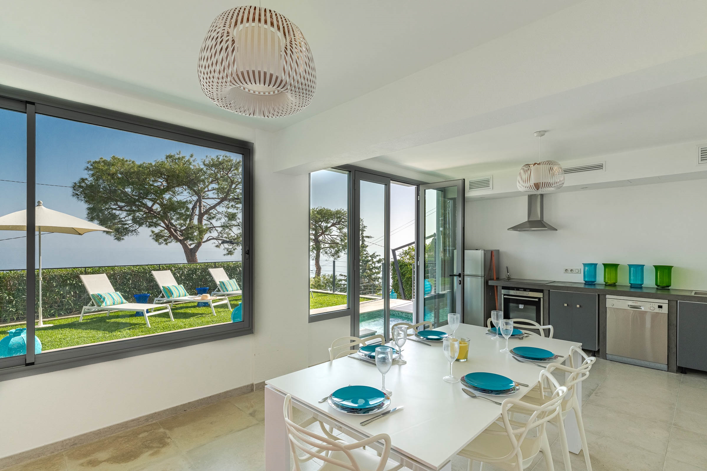  Eze-bord-de-mer - Modern villa with panoramic sea view. - 物件實景