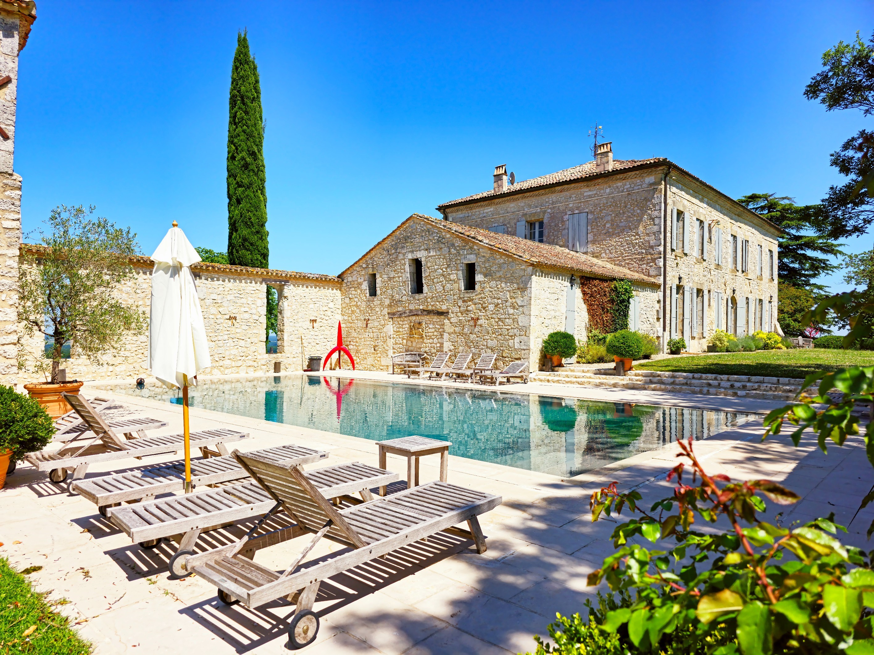  Exceptional 18th century manor house with panoramic views and Bergerac wine est… - 物件實景