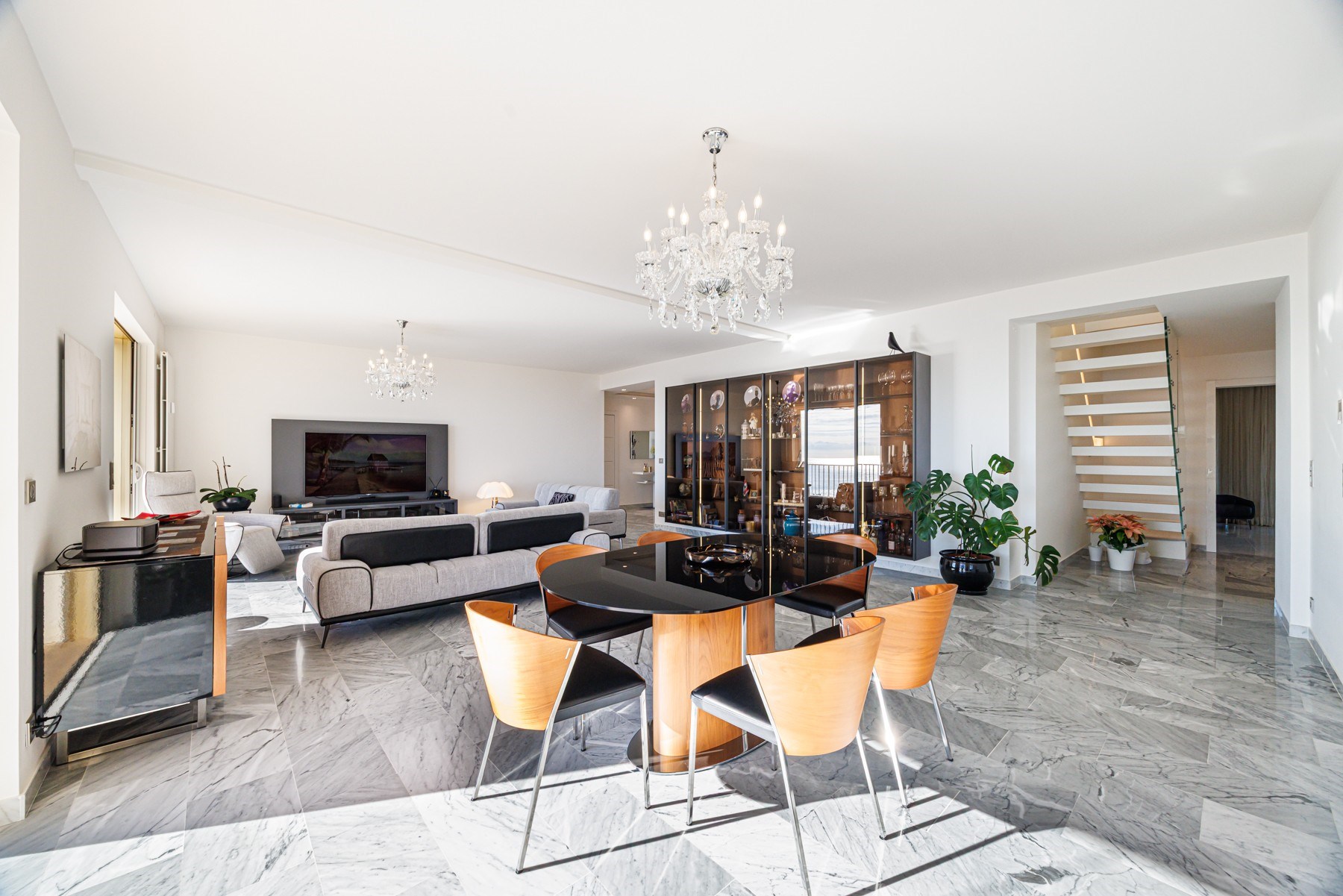  3-room penthouse with rooftop and sea view, Domaine du Loup, French Riviera - 物件實景