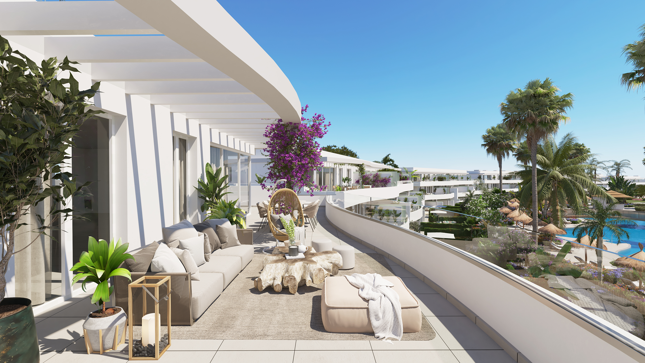  Contemporary Penthouse with Golf & sea views in Alcaidesa - 物件實景