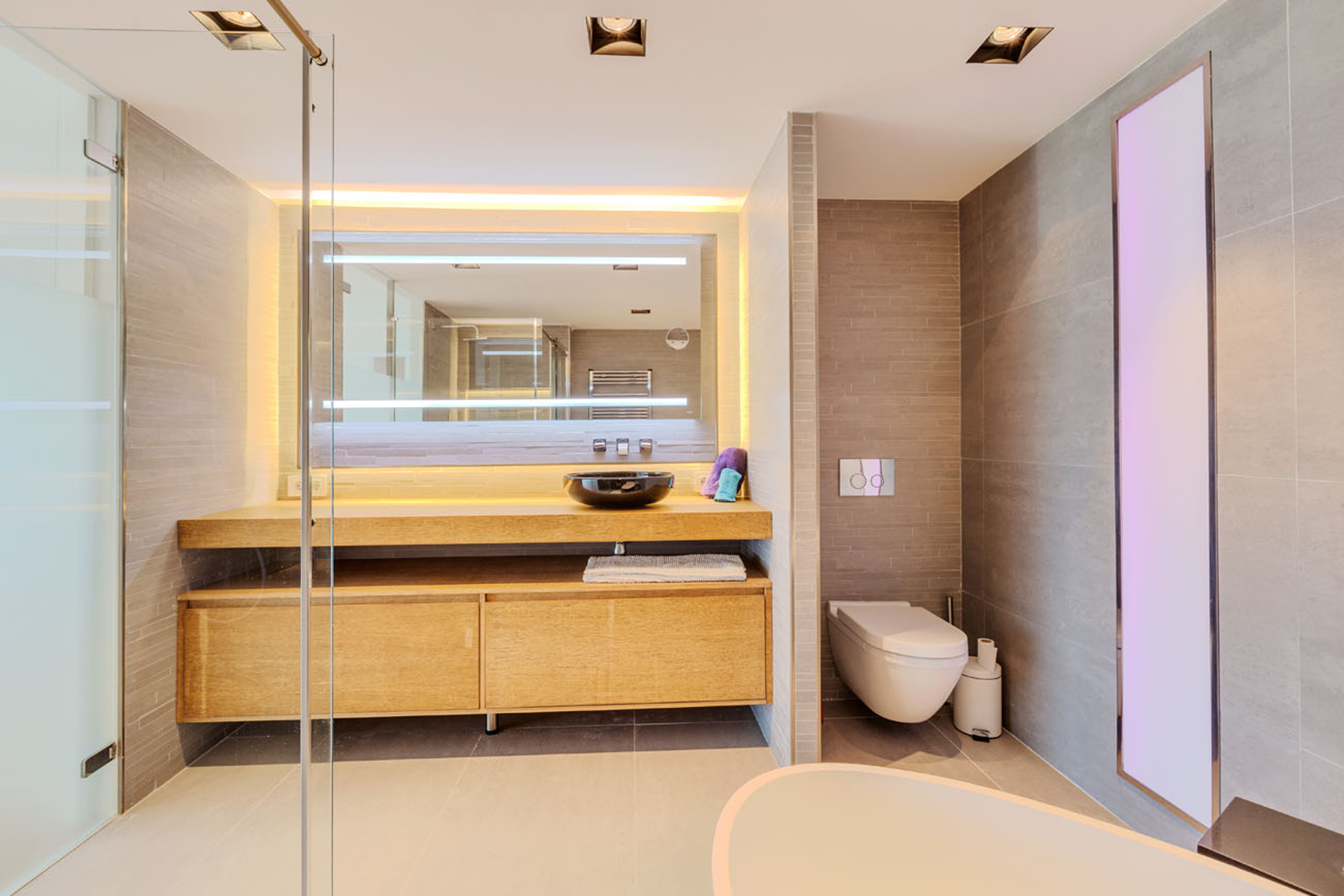  Sea view apartment with private garden in Cas Català - 物件實景