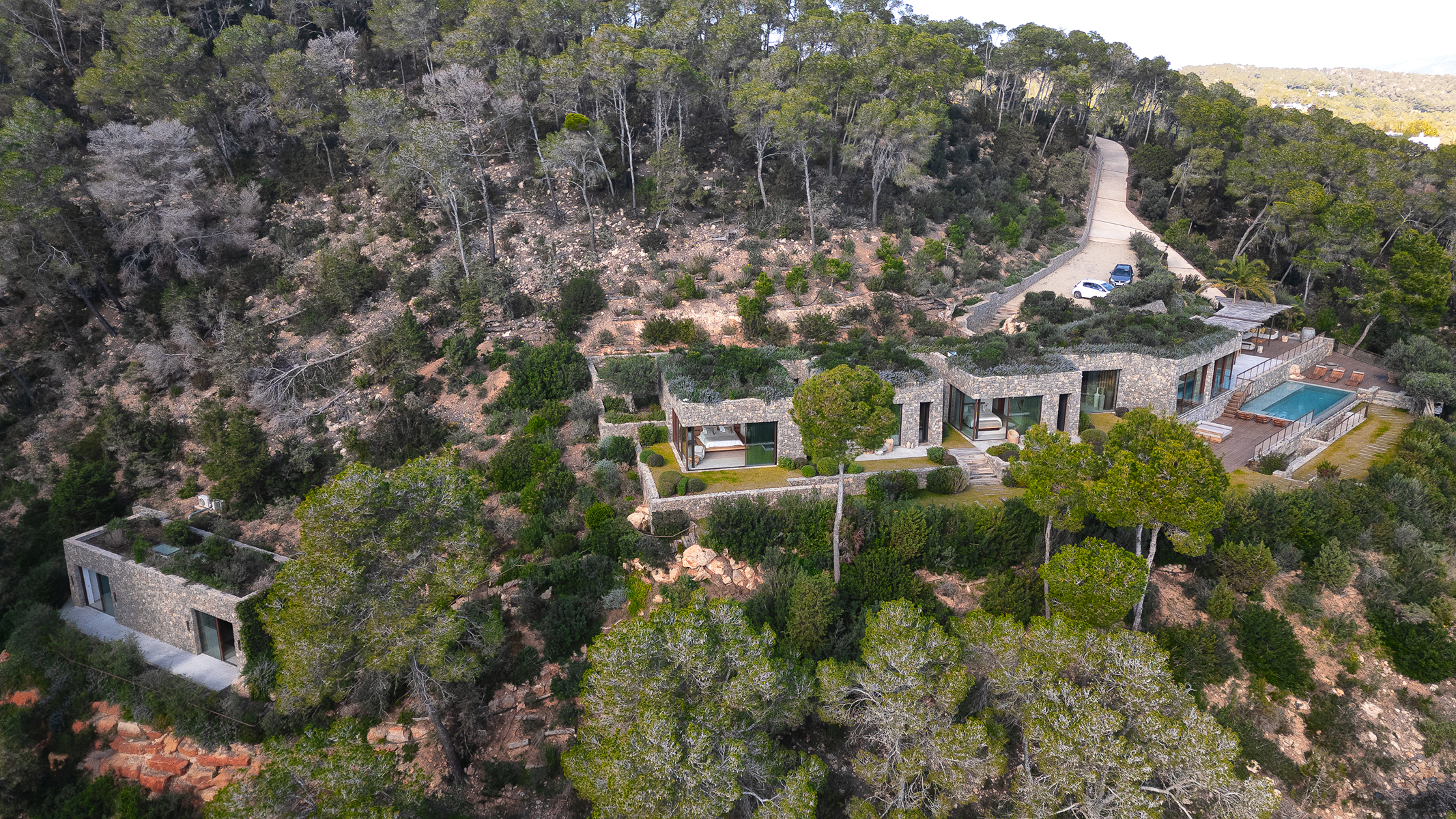 Contemporary villa with privacy in the mountains of Ibiza