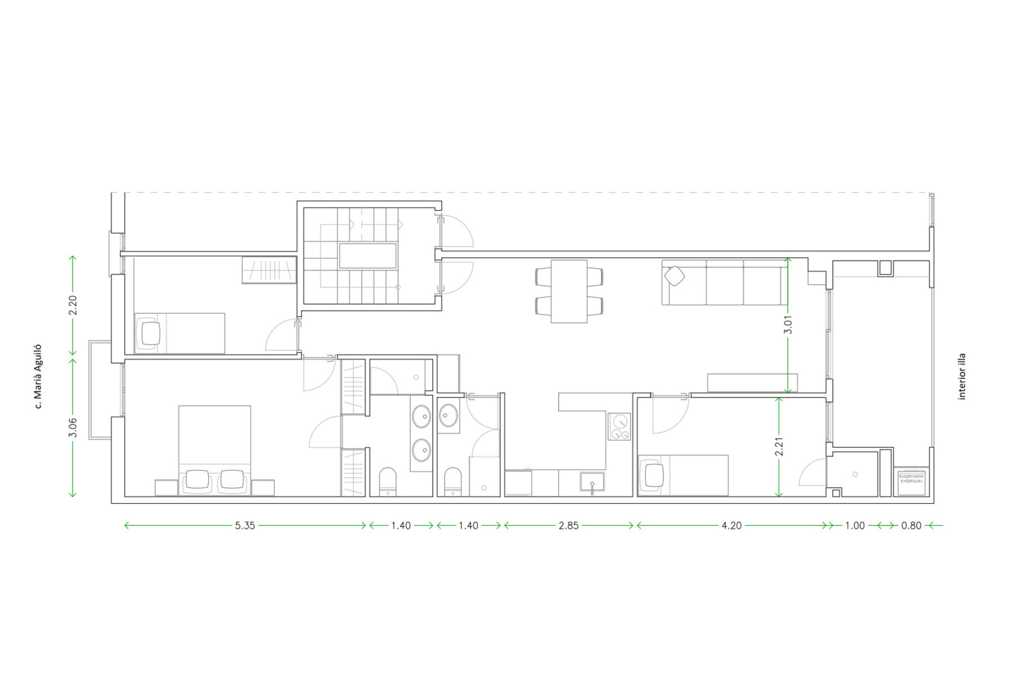  Apartment in a fully renovated building with a terrace in Marià Aguiló - 物件實景