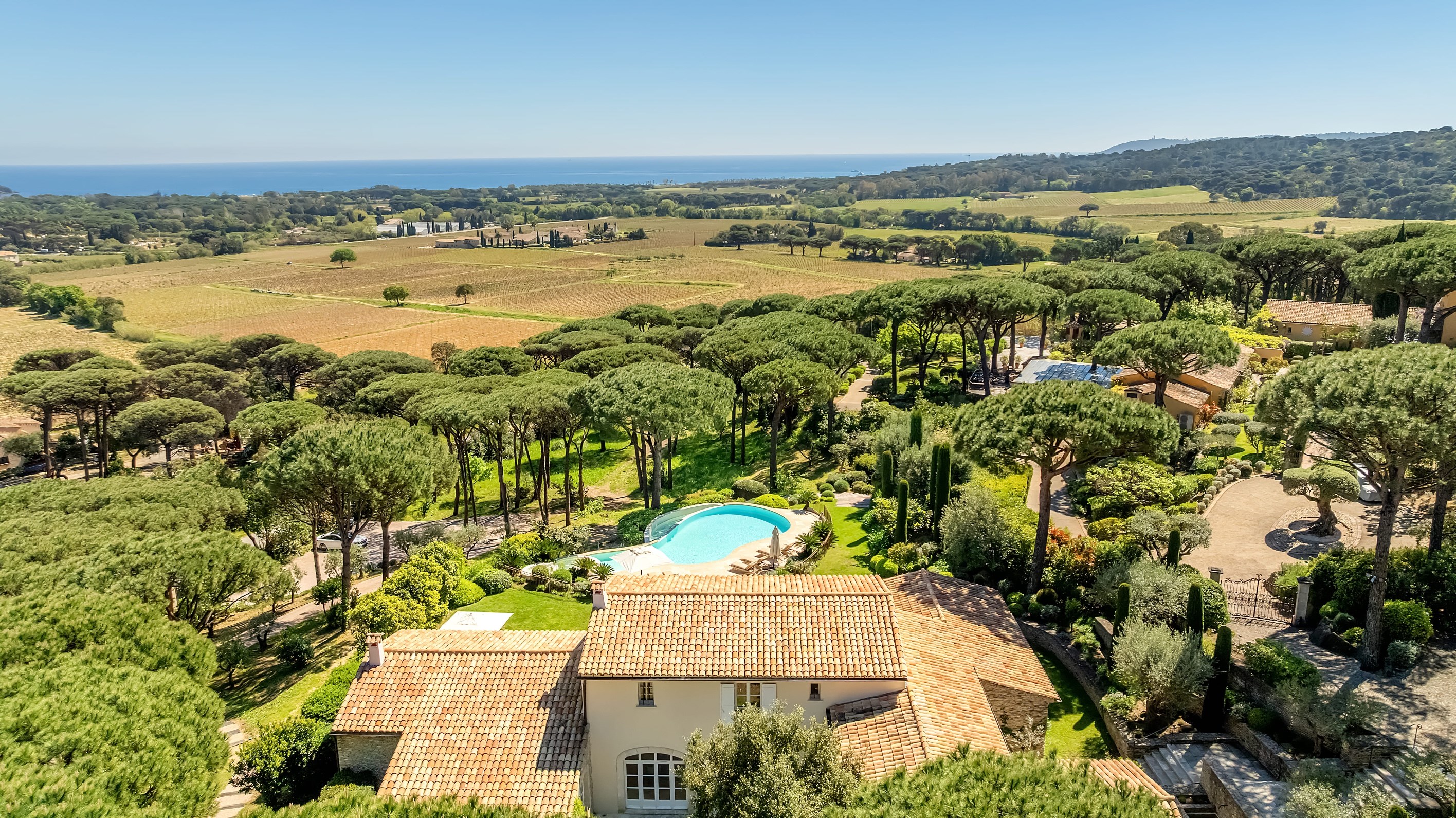  Ramatuelle, luxury property with sea view on one hectare near Pampelonne beach - 物件實景