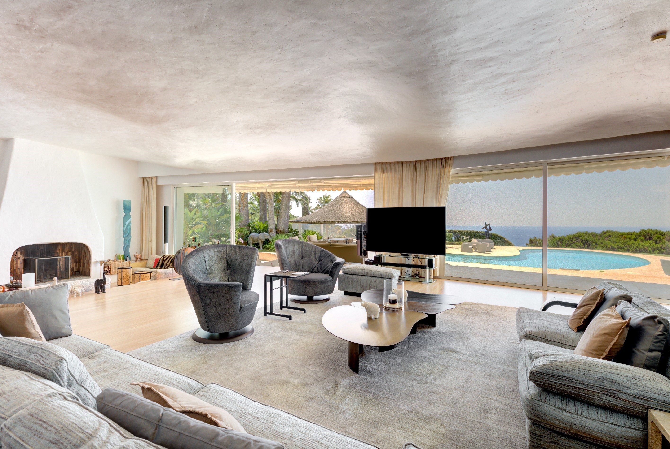  Cannes Californie luxury villa for sale with panoramic sea views, guest house a… - 物件實景