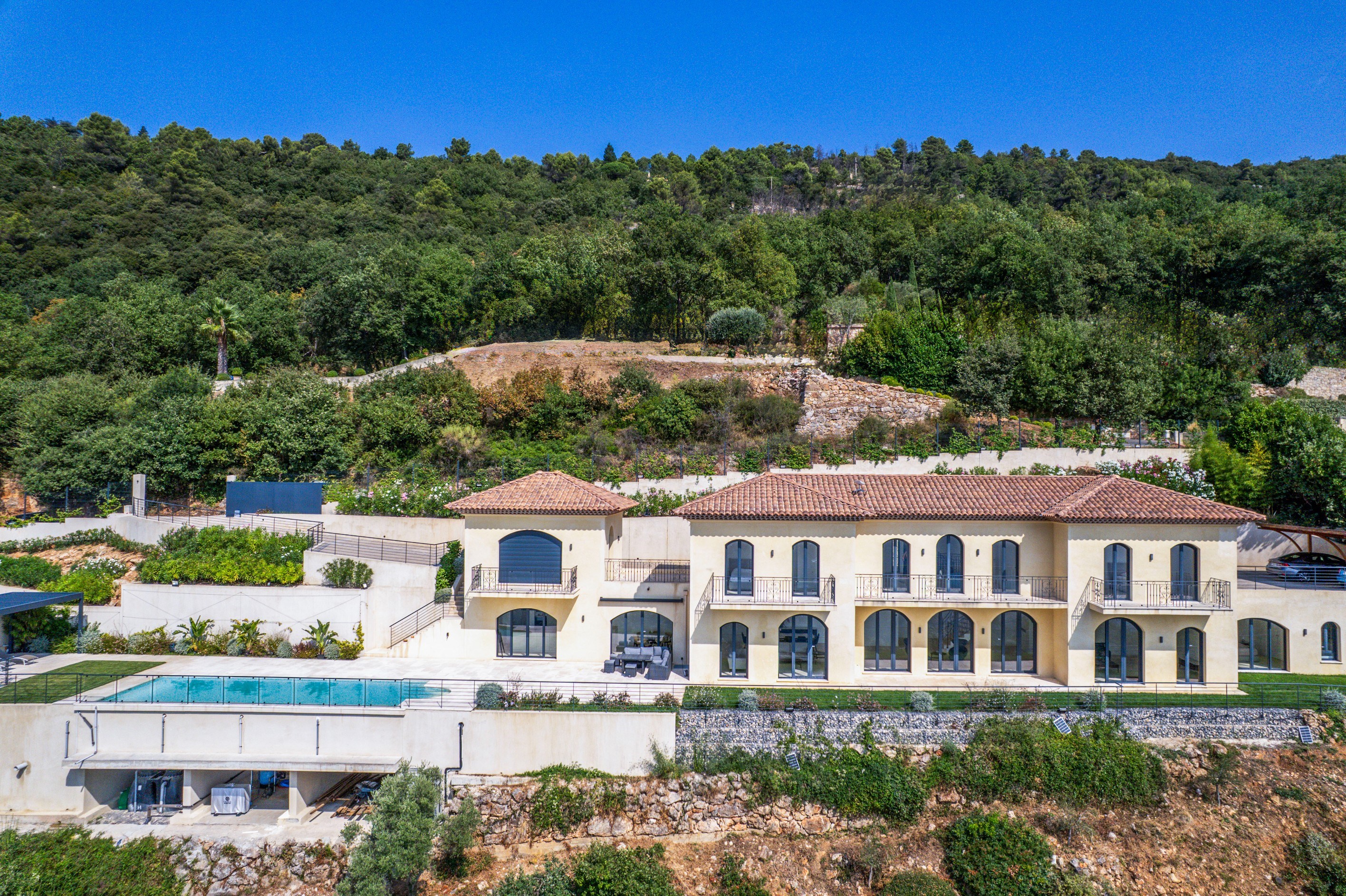  Contemporary villa with panoramic sea, lake and Estérel views in Spéracedes - 物件實景