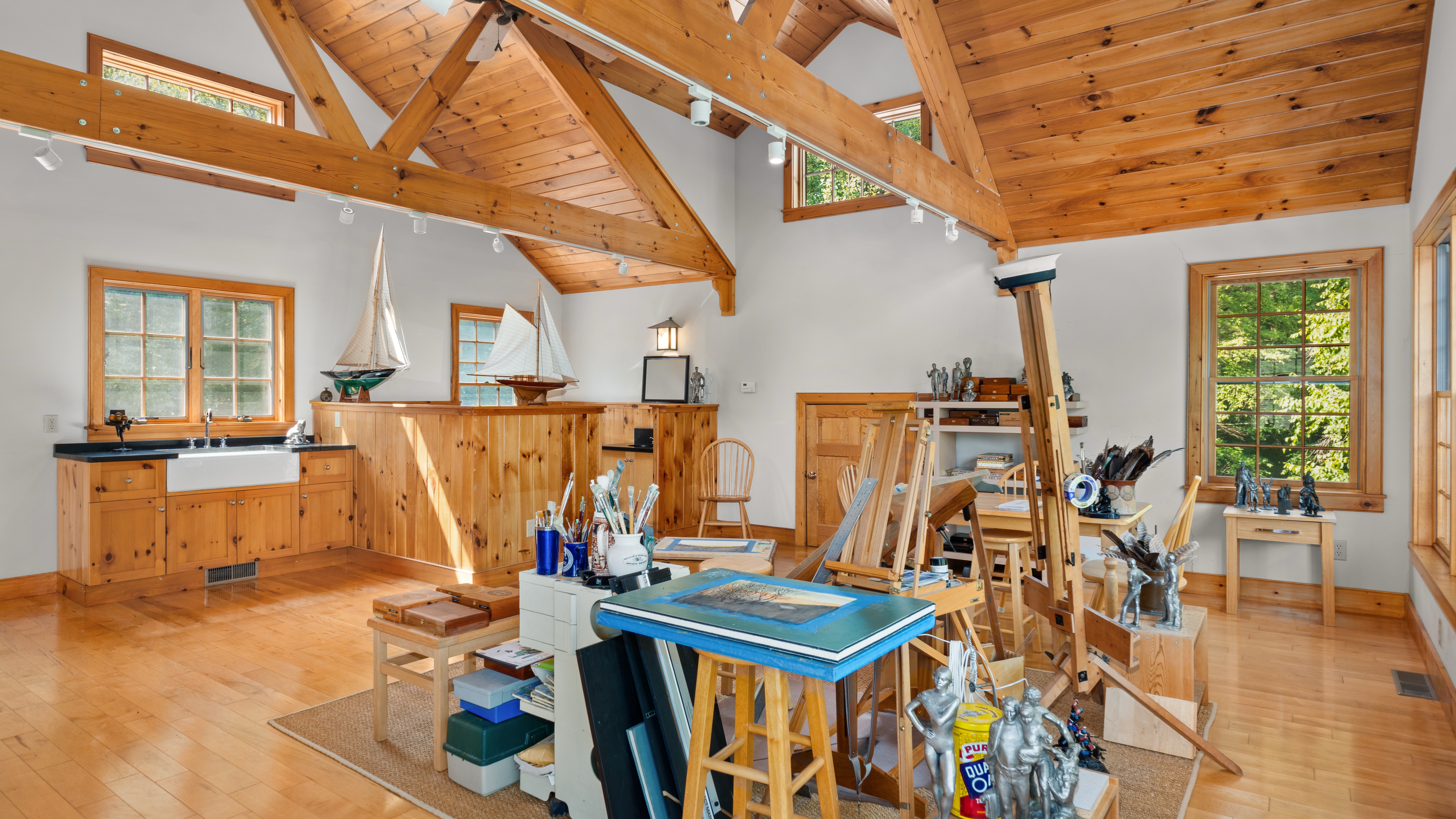  Hudson Valley/Berkshires Retreat: 8 Acres, Scenic Pond & Creative Studio - 物件實景