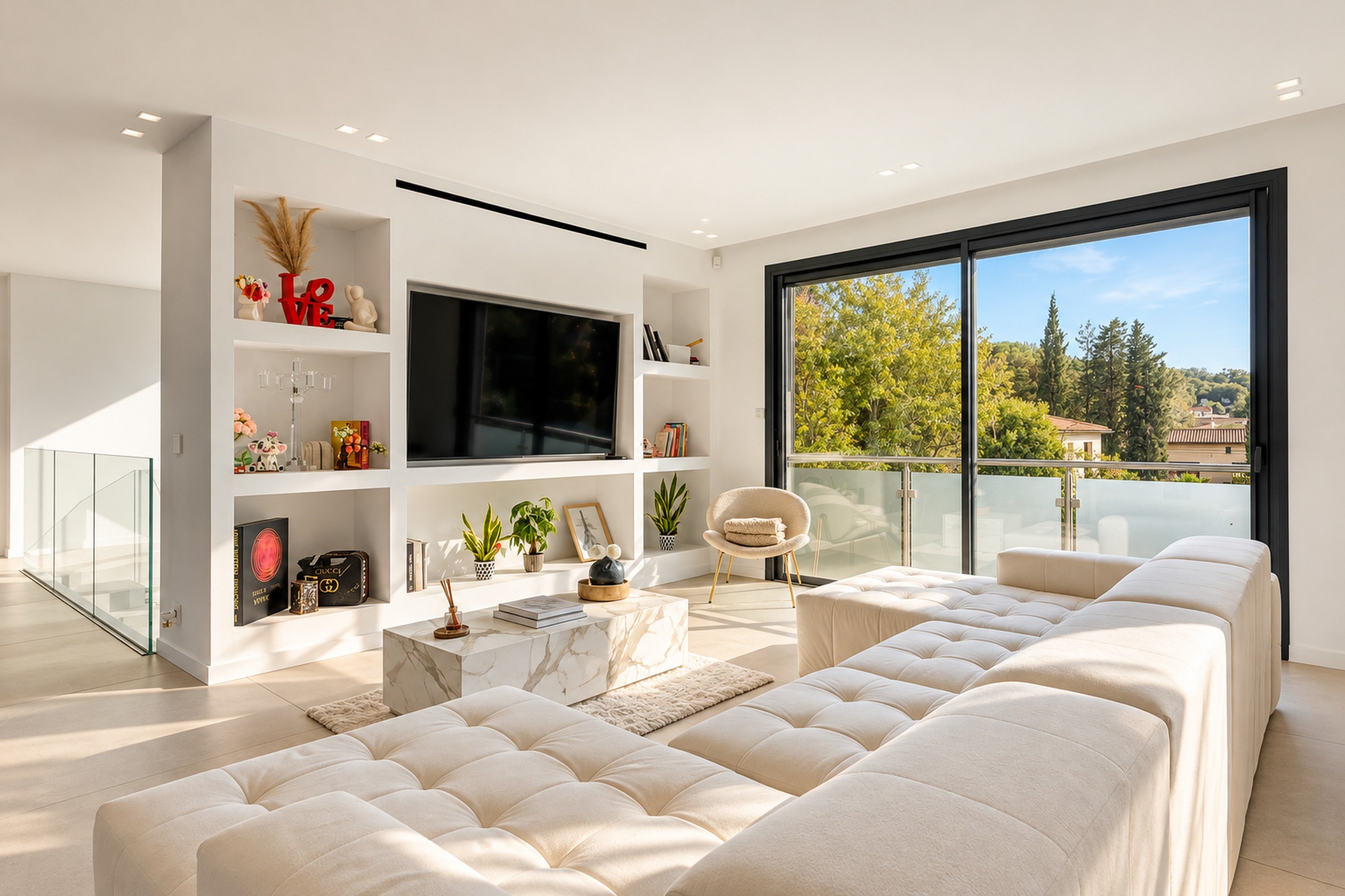  Prestigious contemporary villa with pool near Valbonne - 物件實景