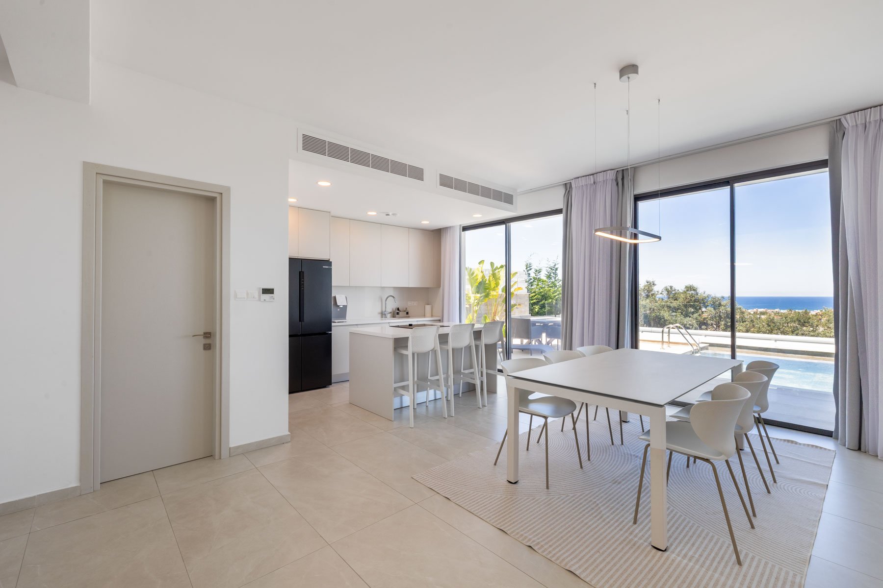  3-Bedroom Sea View Villa with Private Pool in Chloraka, Pafos - 物件實景