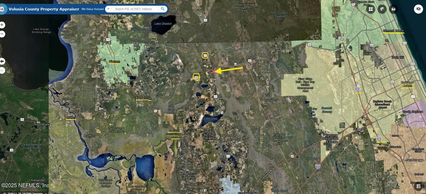 DeLeon Springs, Florida, 32130, United States, ,Land,For Sale,1978390