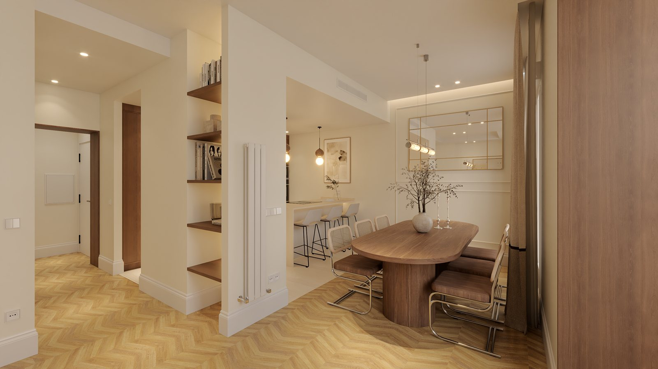  Flat in a classic building with French balcony, in Almagro, Madrid - 物件實景