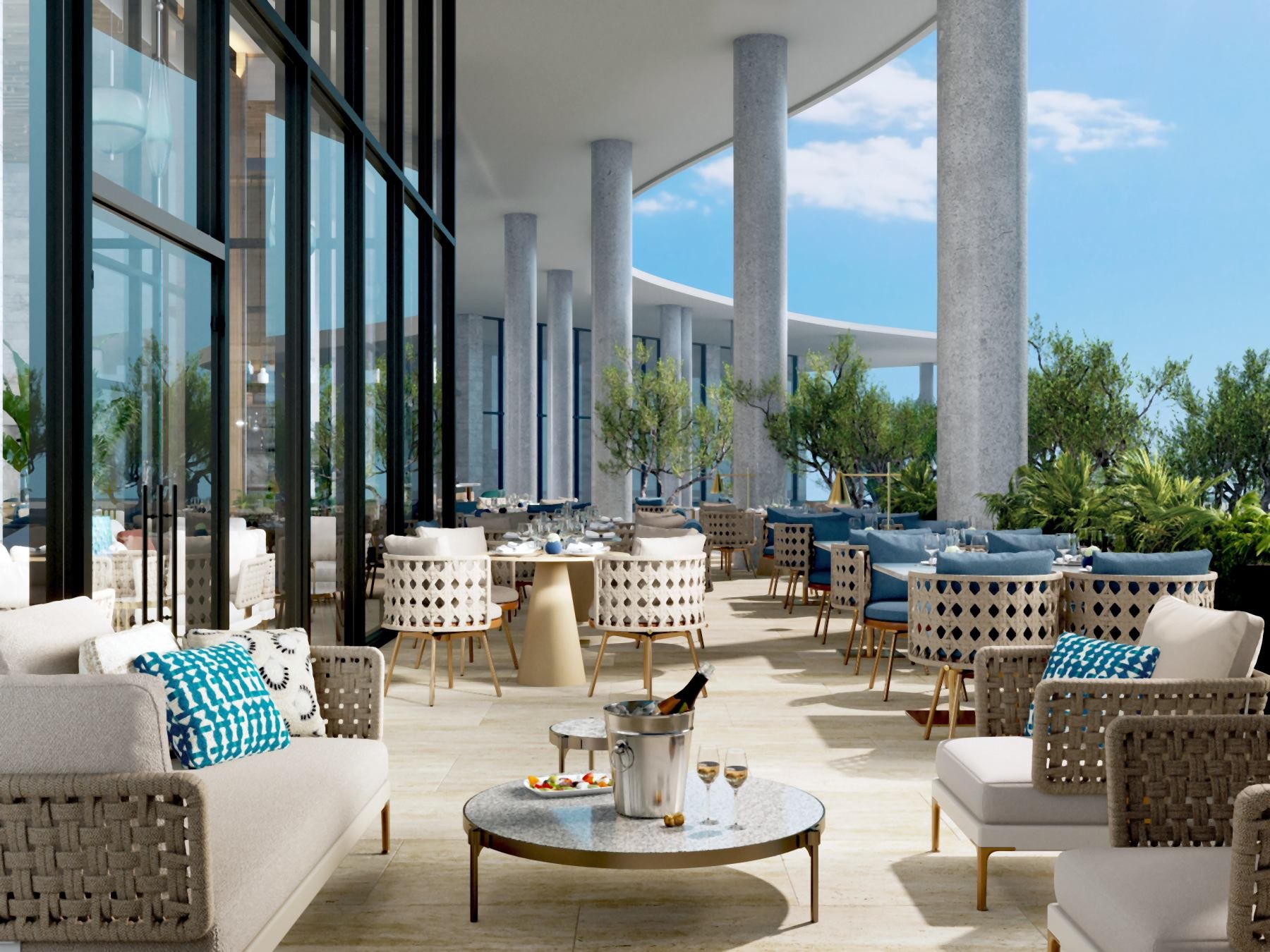  Beachfront Penthouse with a Private Terrace in Cavalli Tower Limassol - 物件實景