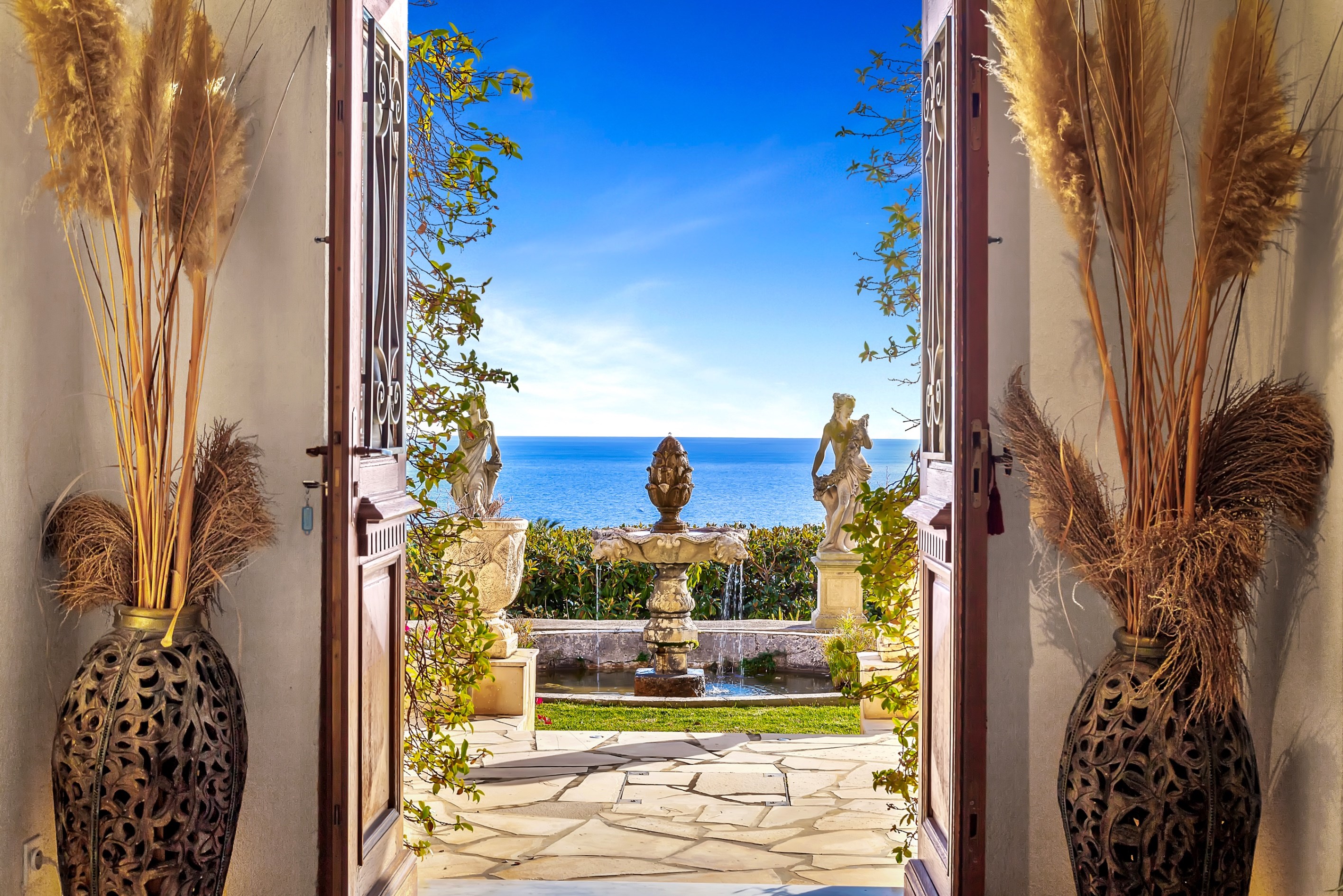  Exceptional Maison de Maître for sale in Èze-sur-Mer, panoramic sea view, near … - 物件實景