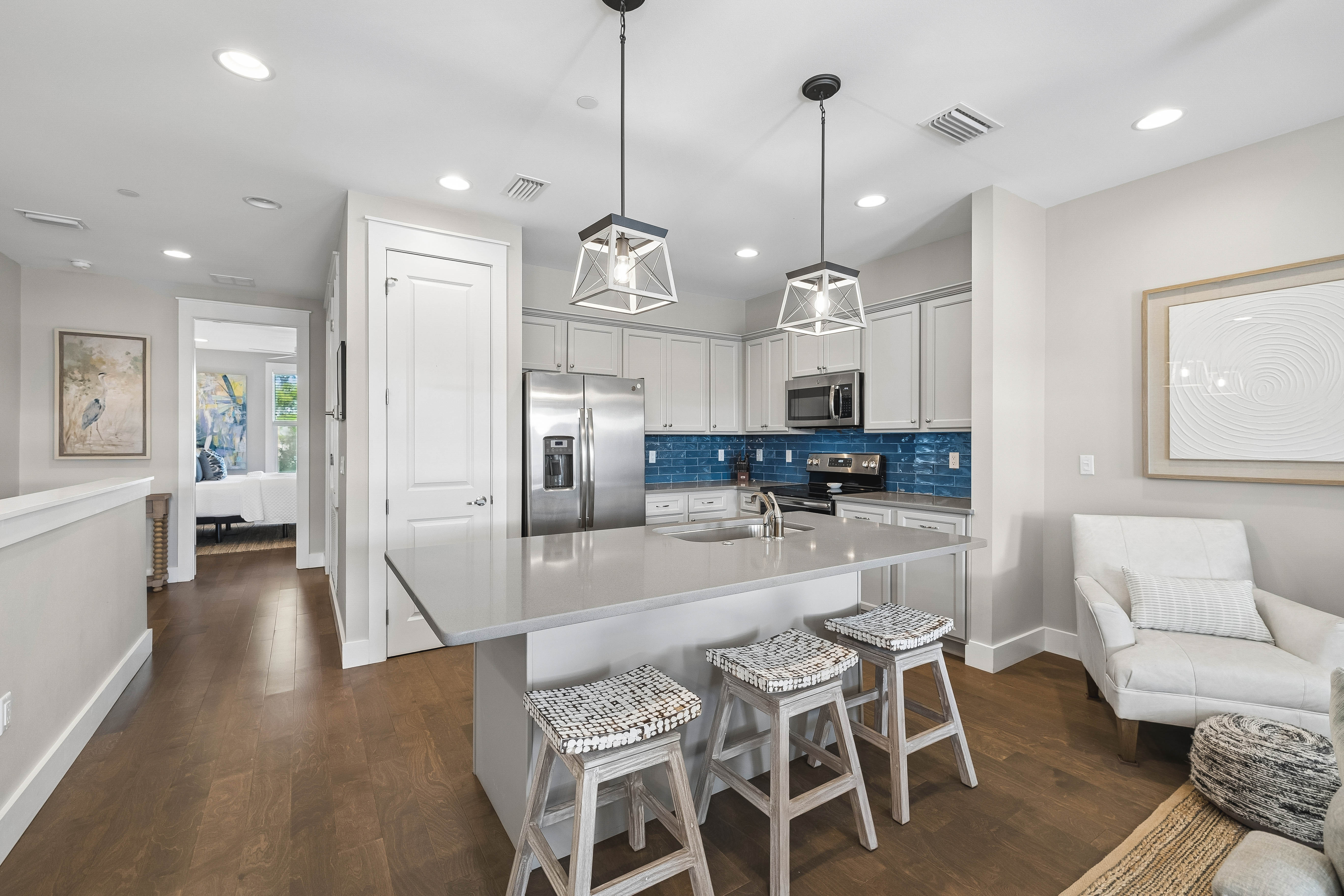  Furnished Seagrove Retreat with Garage Steps from the Pool & Near the Beach - 物件實景