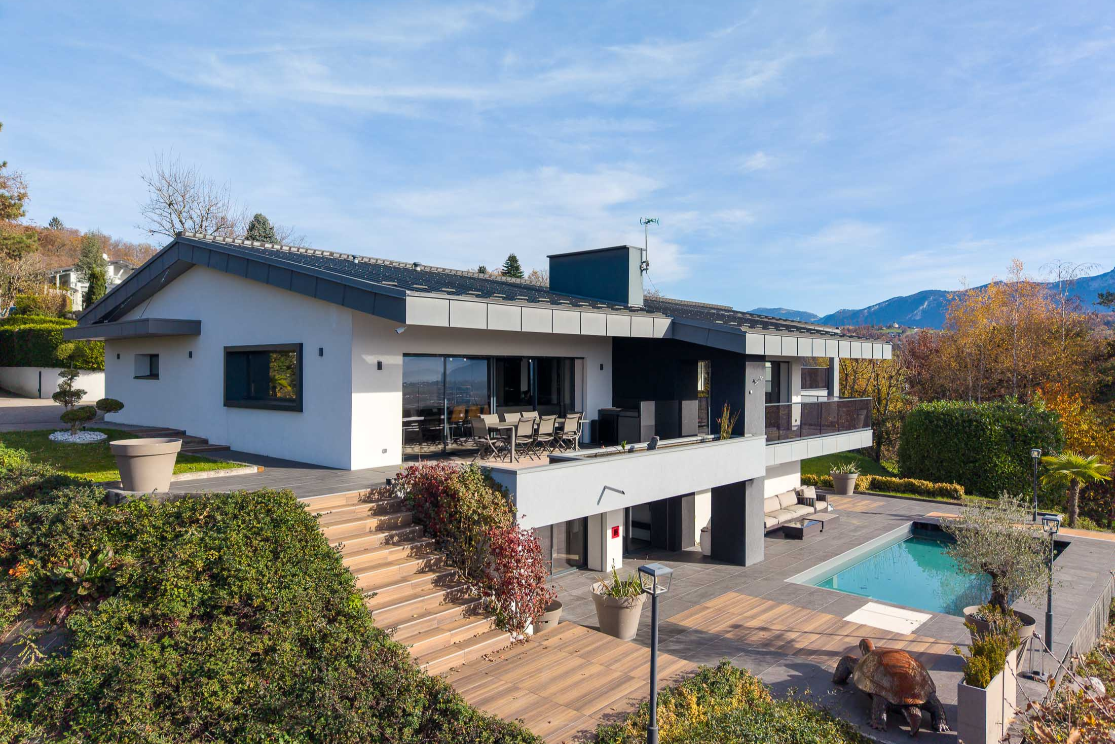  Architect-designed villa with panoramic views of Lake Annecy - 物件實景