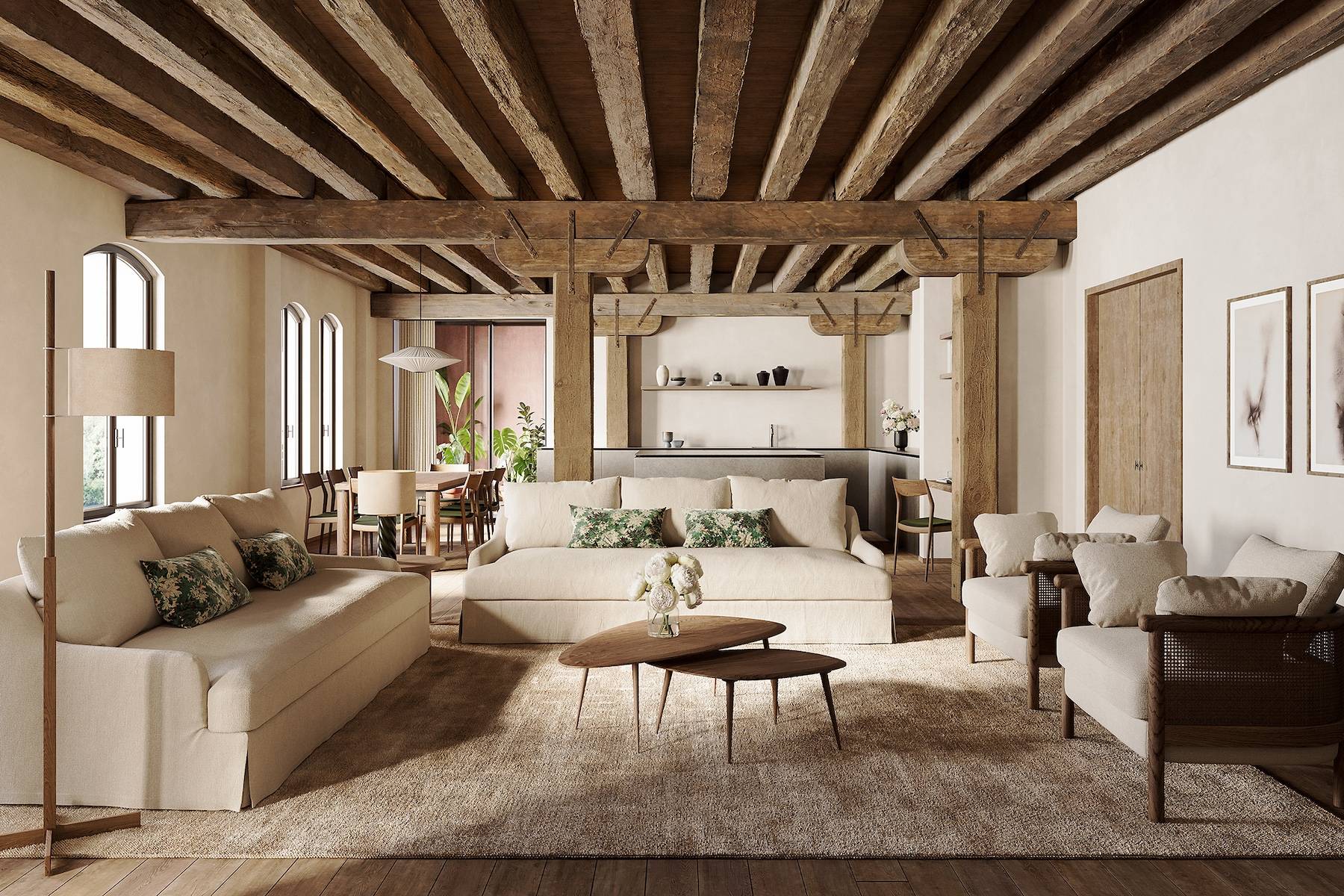 Mulini Mandelli - Three and four-room apartments with covered loggia 