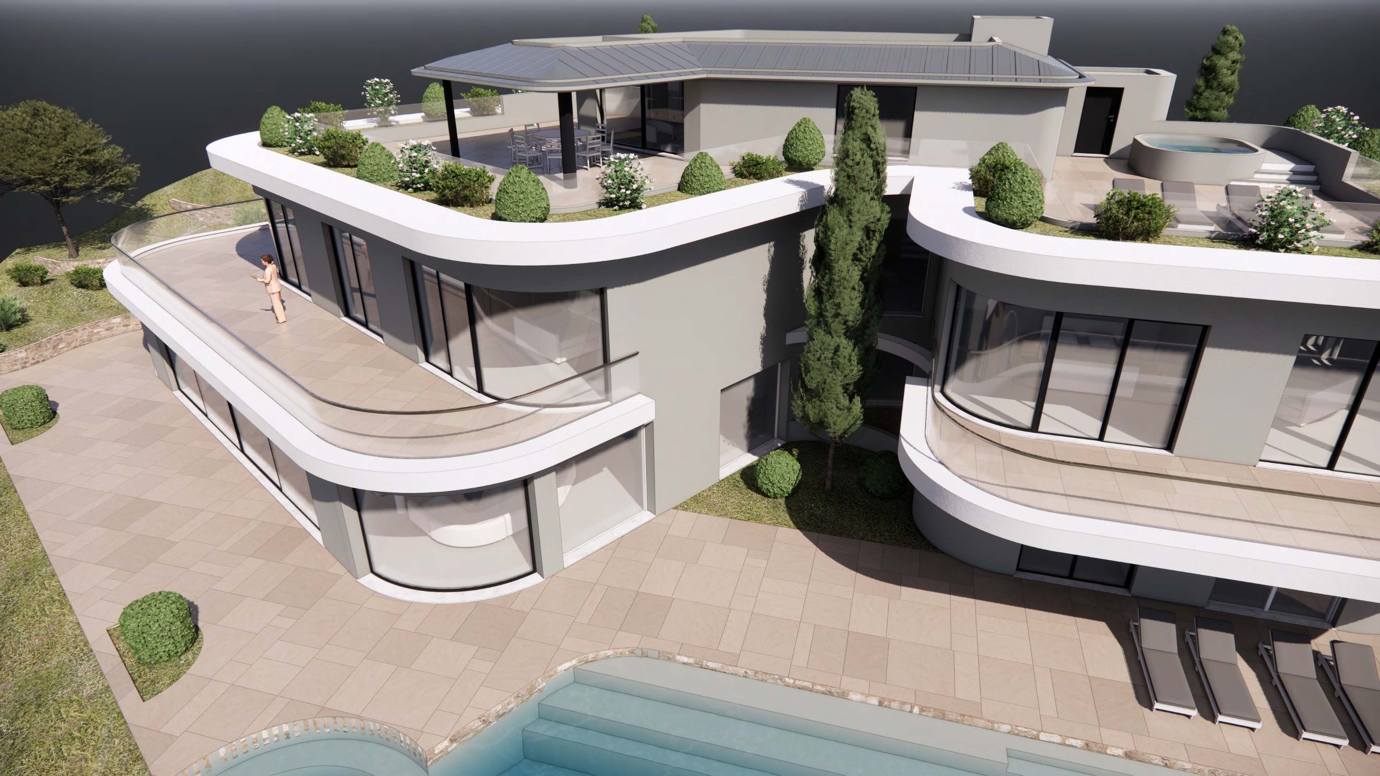 Beausoleil luxury villa project with sea and Monaco views for sale - 物件實景