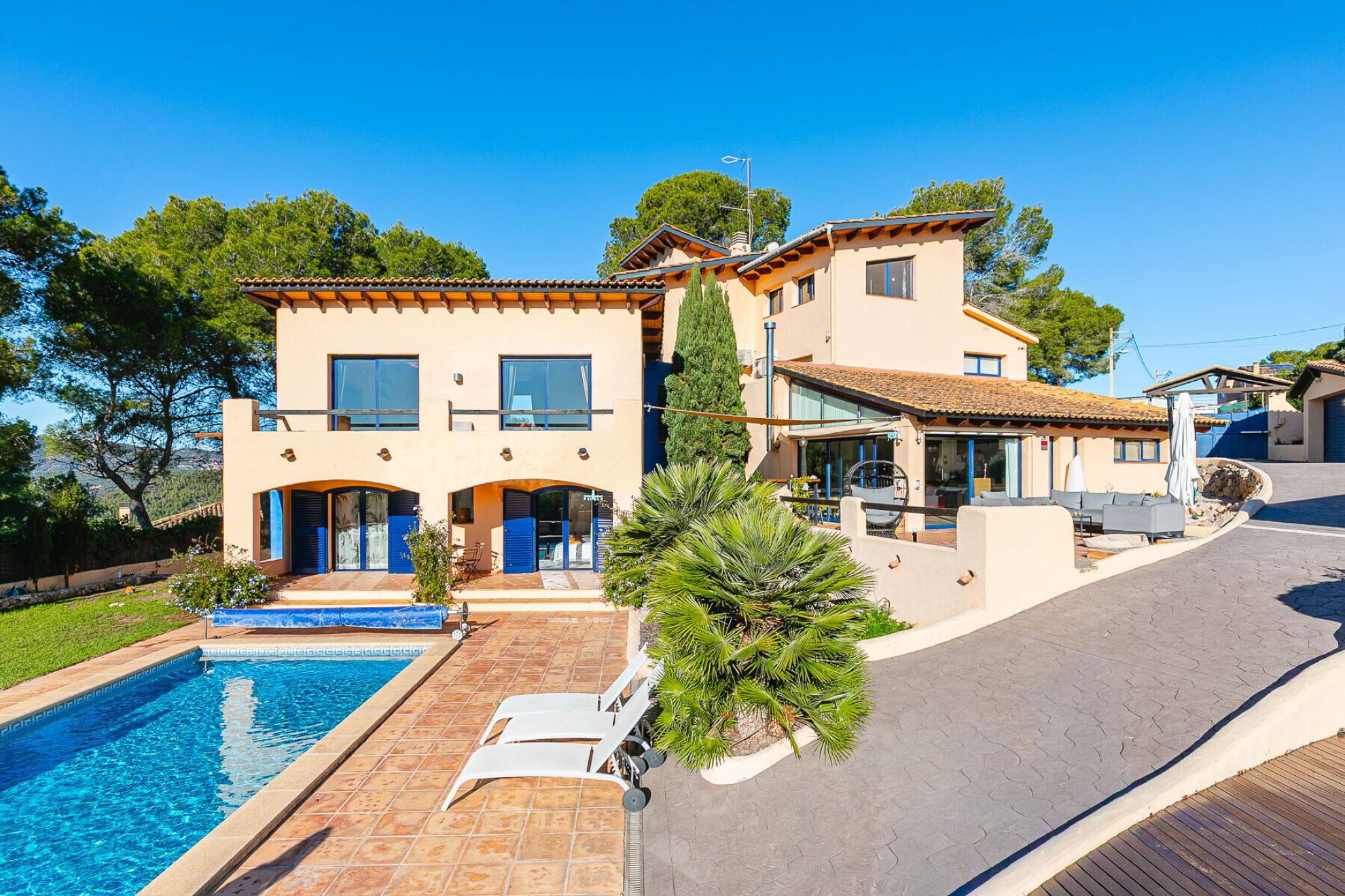  Beautiful Mediterranean villa with sea views in Mas Mestre, 15km from Sitges. - 物件實景