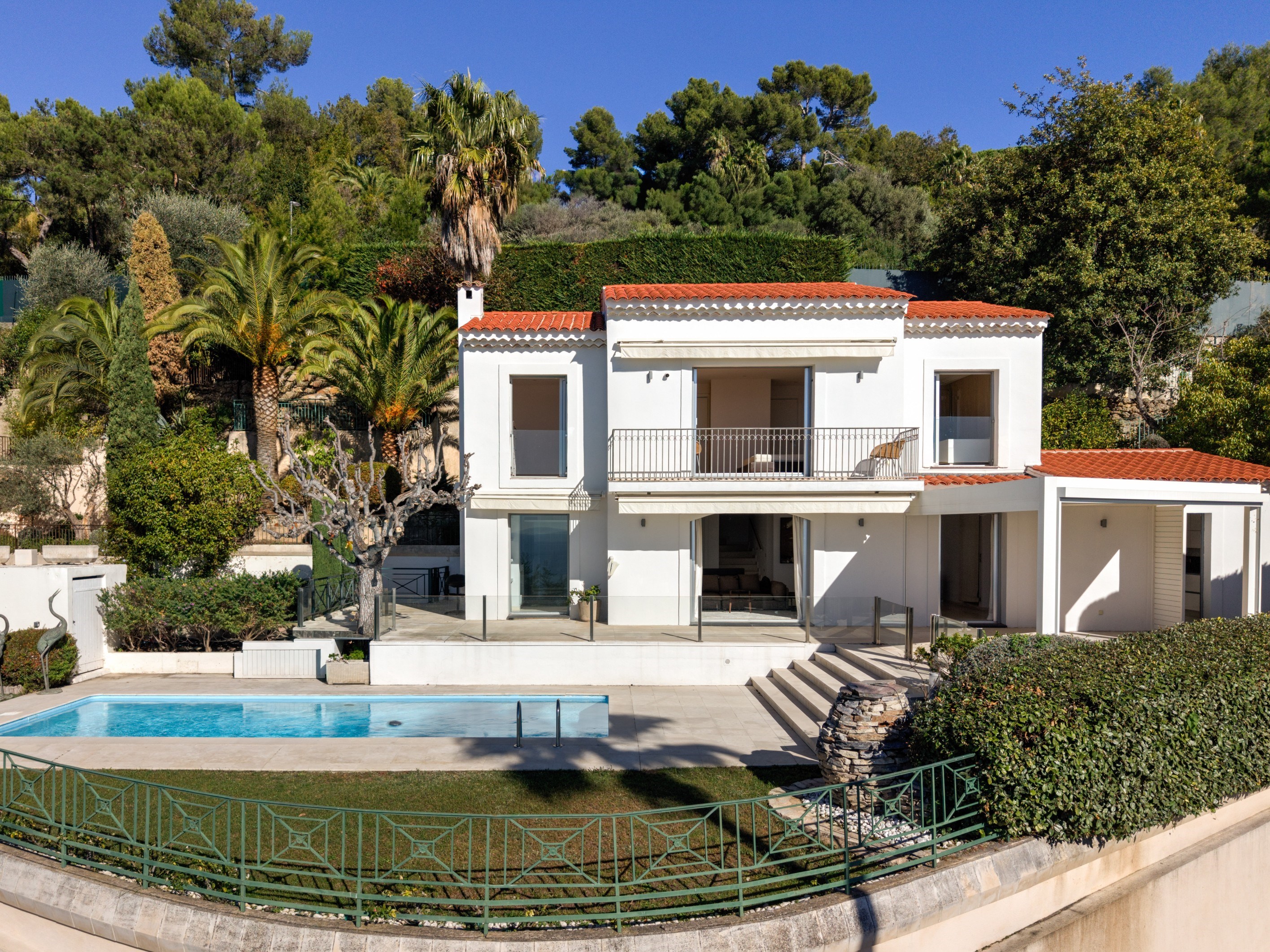  Cannes villa 211 sqm panoramic sea view Lérins Islands secure estate with pool - 物件實景