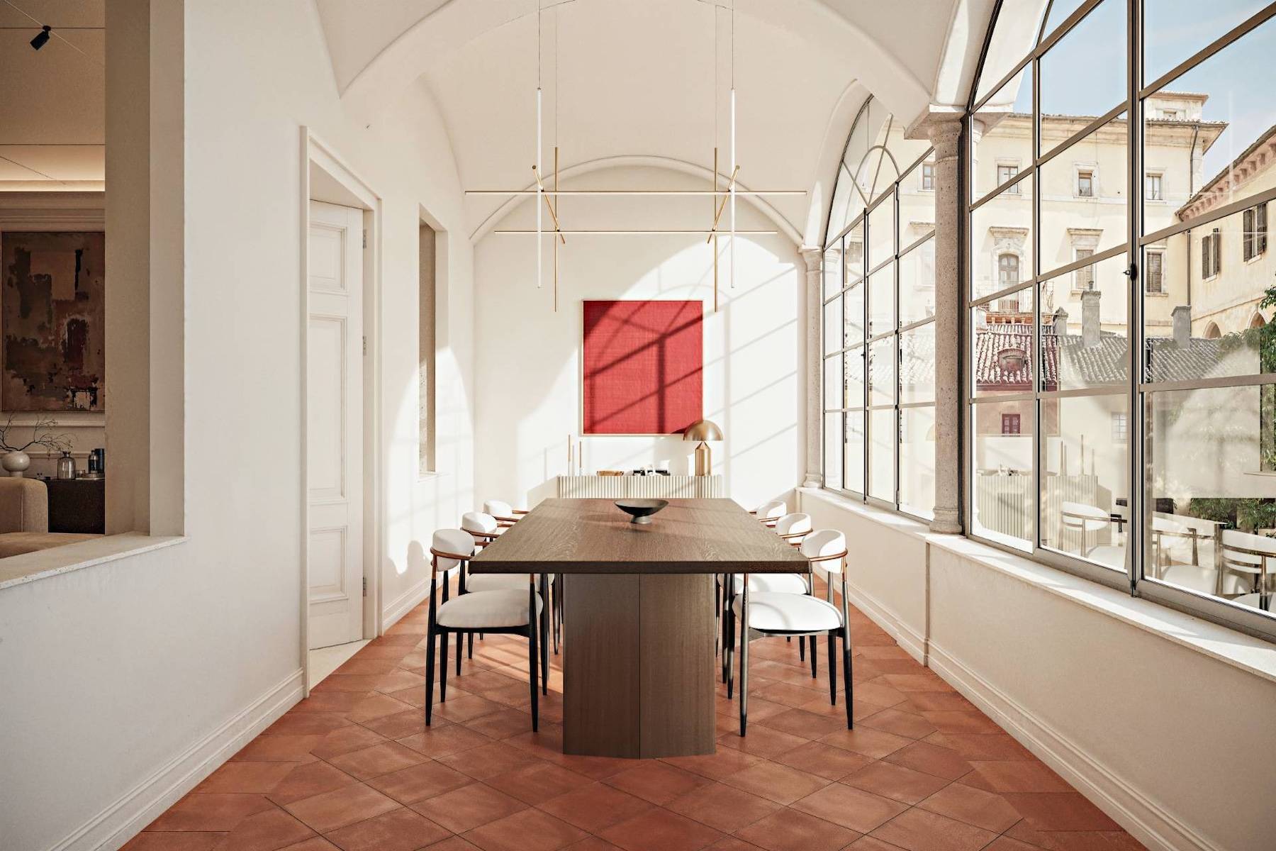 Prestigious apartment in Piacenza in a period building 