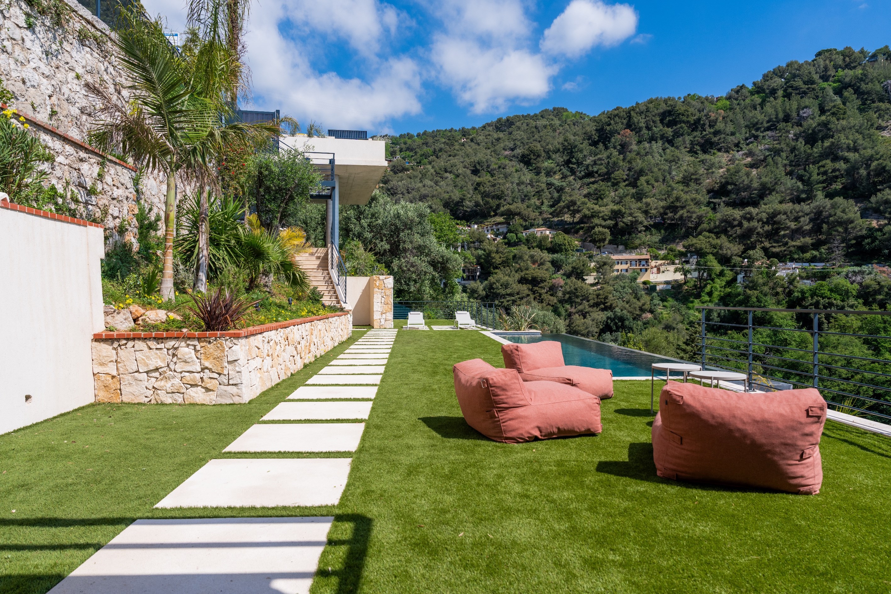  New villa with panoramic sea view, Serret district, Roquebrune Cap Martin Monaco - 物件實景