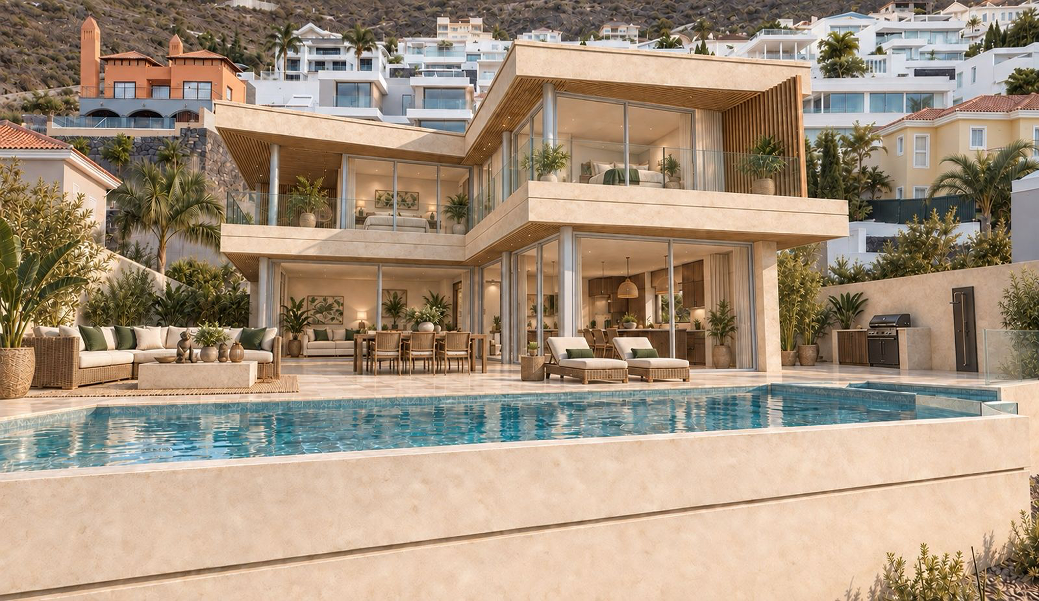  Modern Villa Under Construction in Roque del Conde, Tenerife - 物件實景