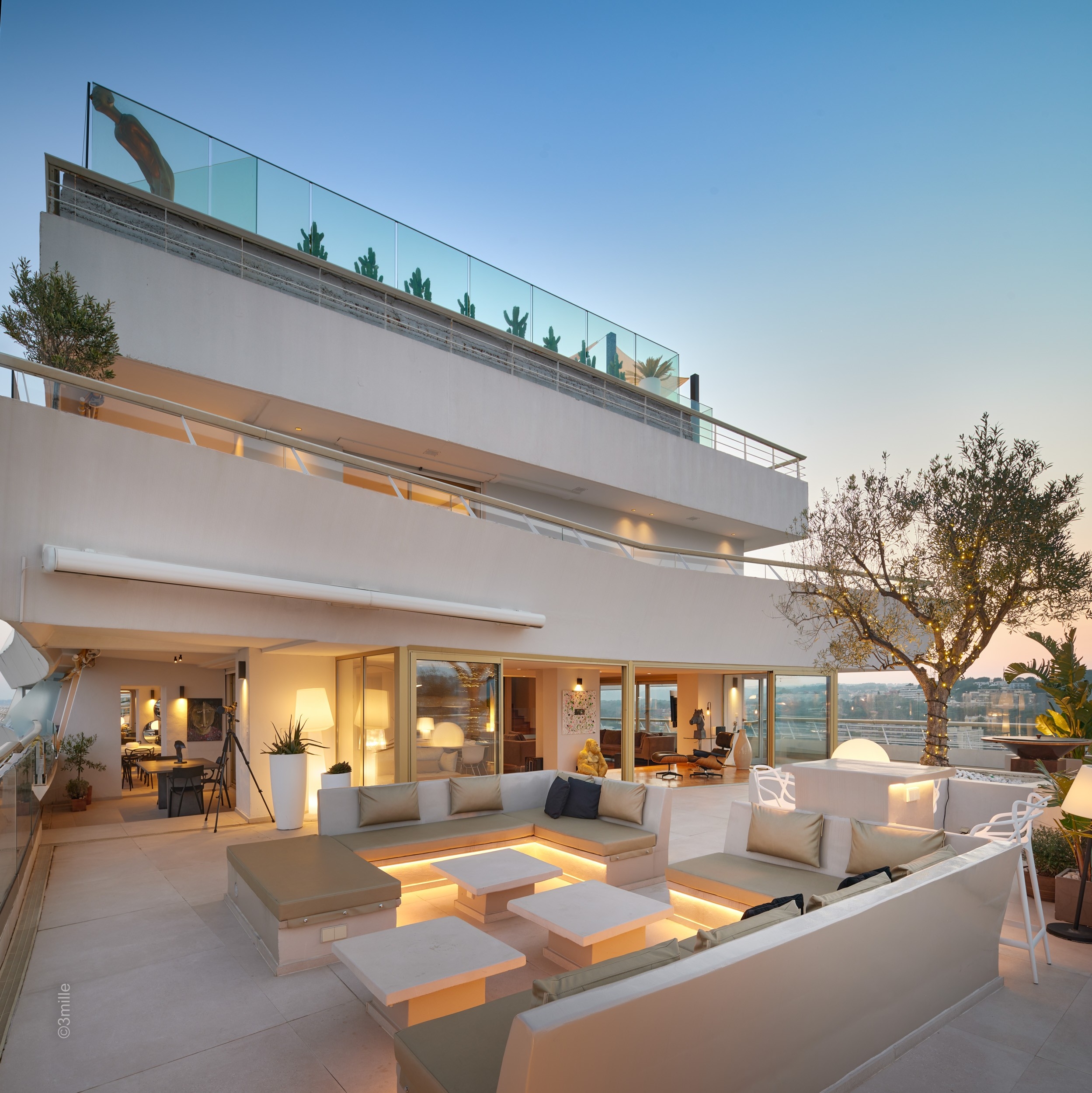  Sole agents, Villeneuve Loubet, Triplex Apartment on the top floor of the Marin… - 物件實景