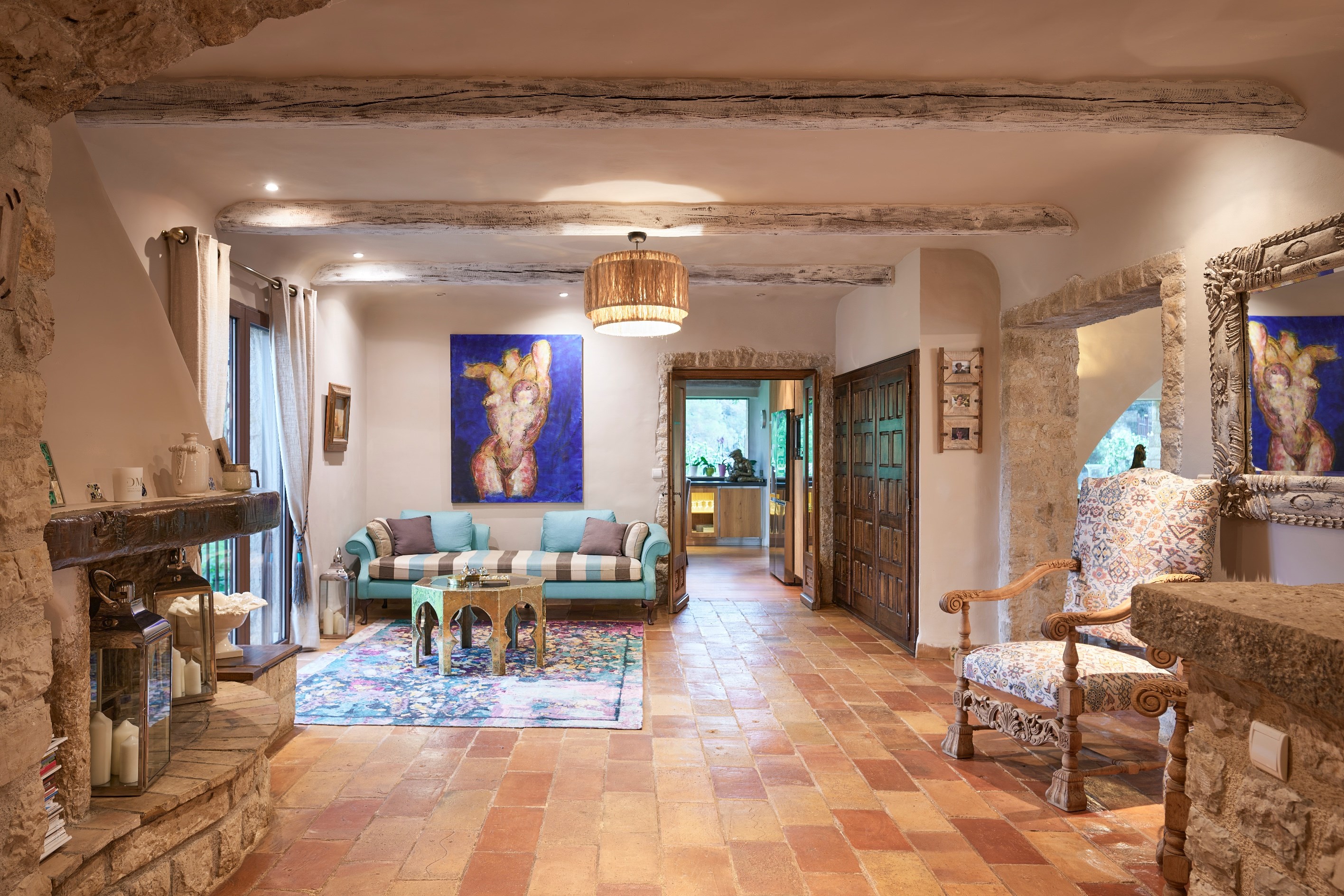  Roquefort-les-Pins stone estate 600 sqm 8 hectares land near Cannes - 物件實景