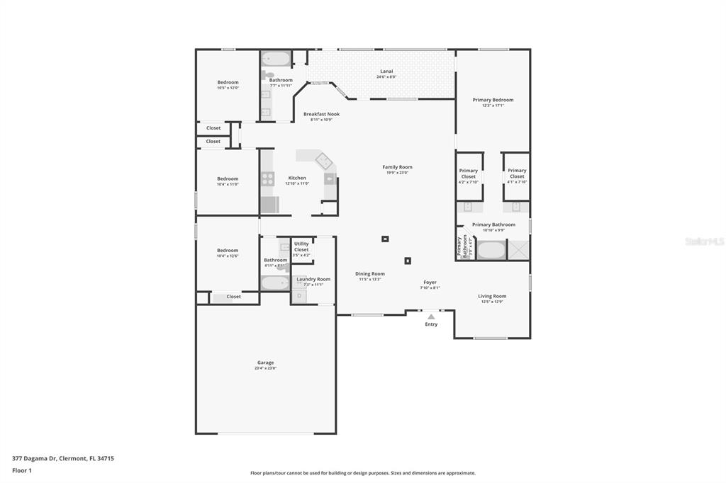 Clermont, Florida, 34715, United States, 4 Bedrooms Bedrooms, ,3 BathroomsBathrooms,Residential,For Sale,1896059