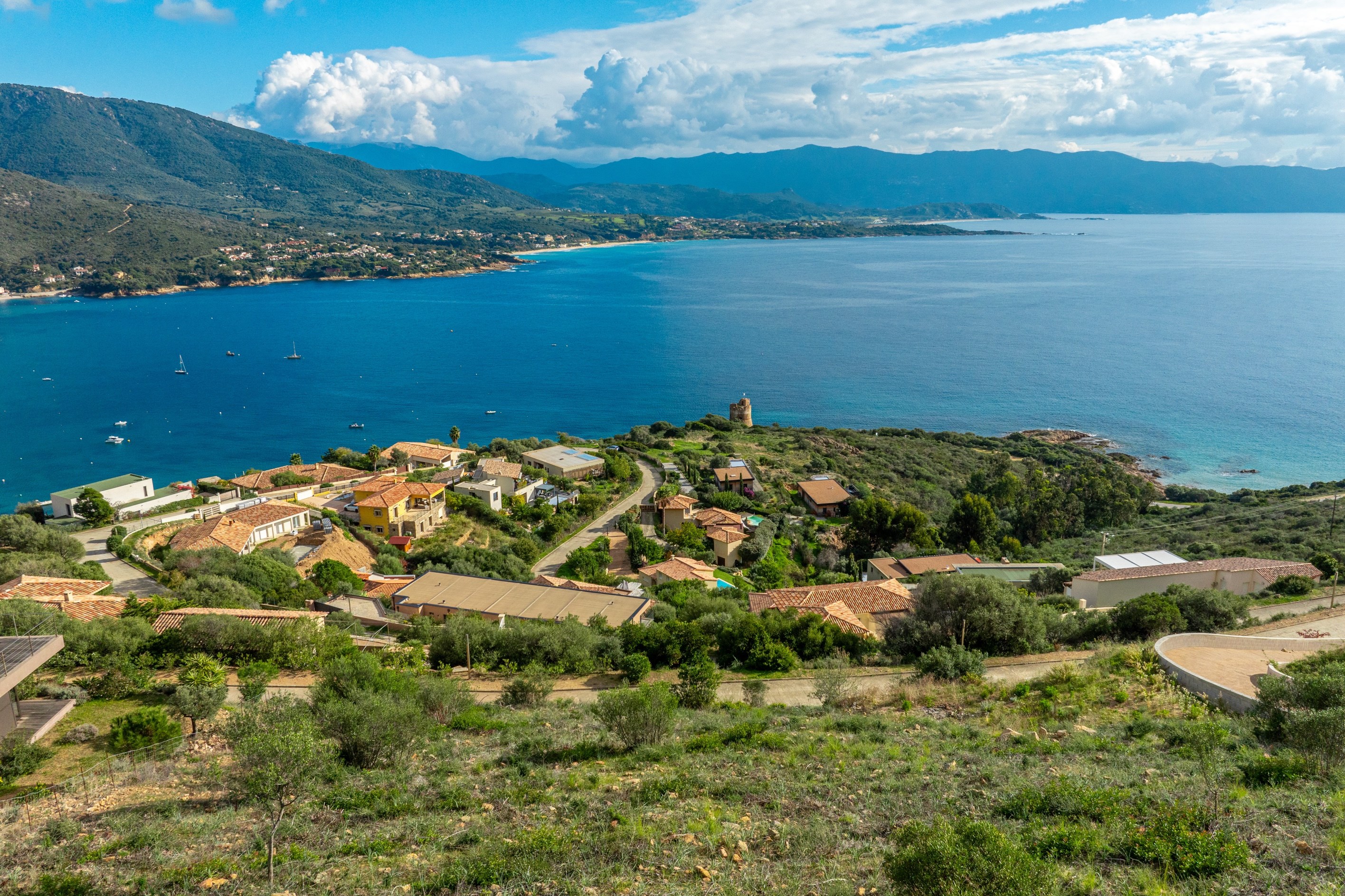  For sale : Building land with permit : villa with pool, panoramic sea view - Sa… - 物件實景