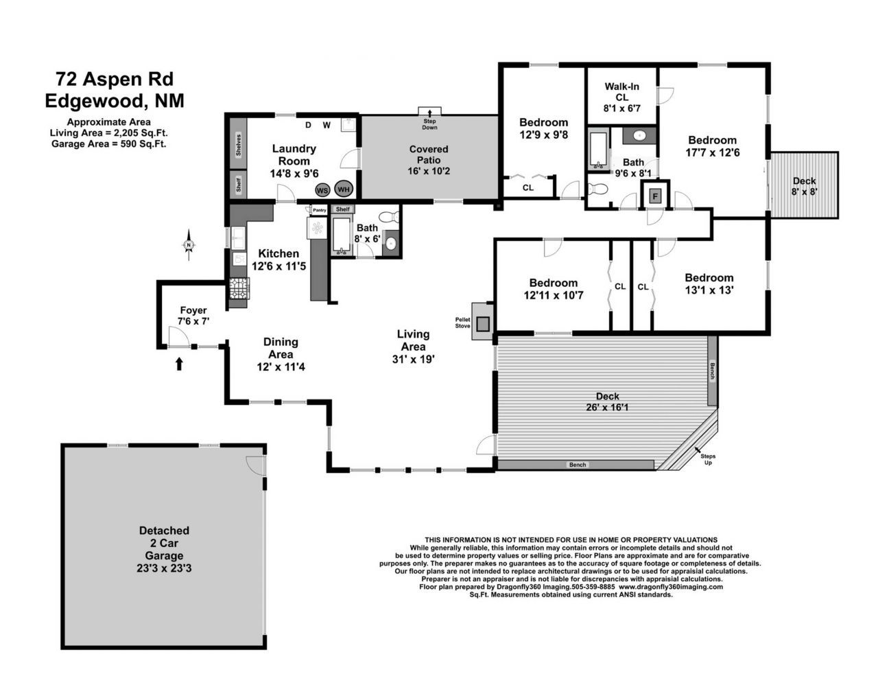 Edgewood, New Mexico, 87015, United States, 4 Bedrooms Bedrooms, ,2 BathroomsBathrooms,Residential,For Sale,1868878