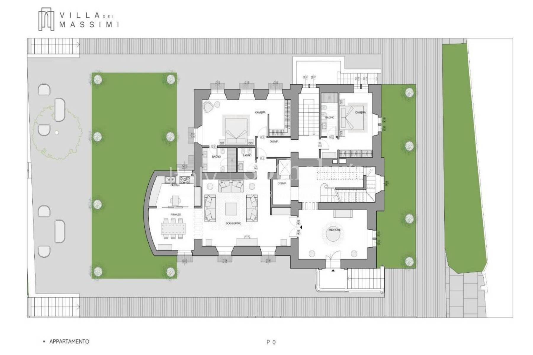  Elegant apartment in Villa dei Massimi - 物件實景