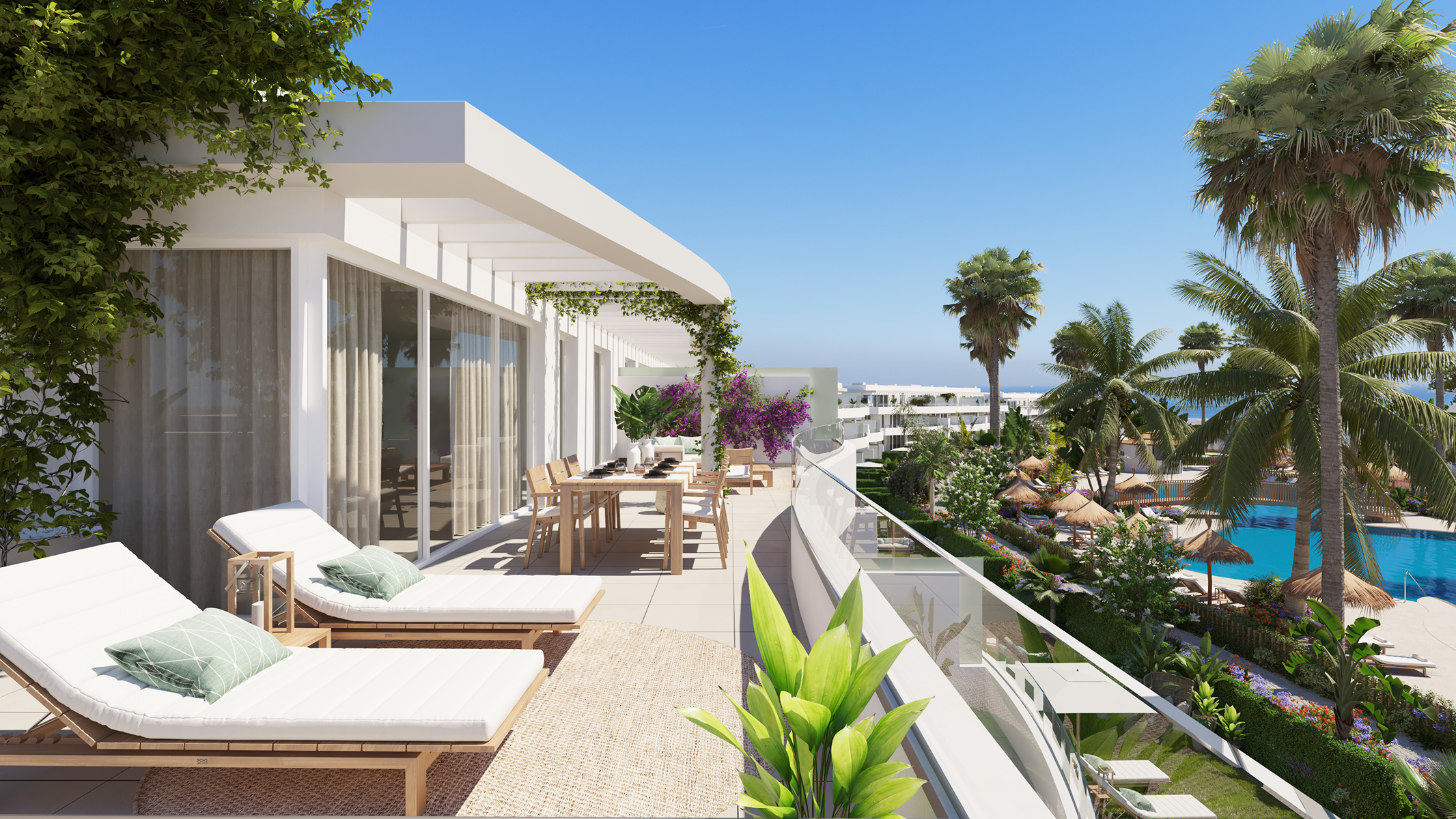  Contemporary Penthouse with Golf & sea views in Alcaidesa - 物件實景