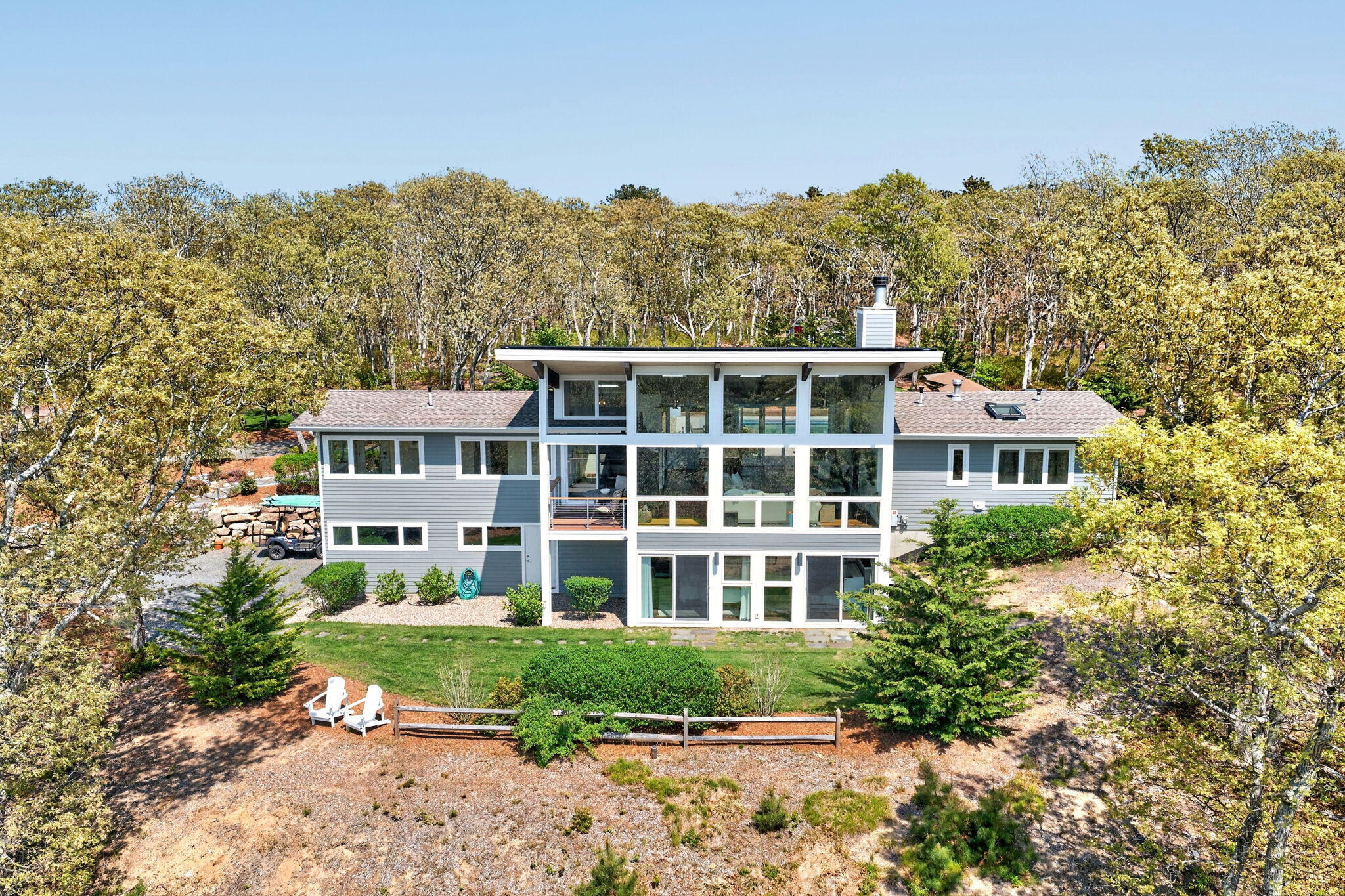  Seashore Serenity on 4.72 Acres with Pool, Guest Cottage & Sunset Views - 物件實景