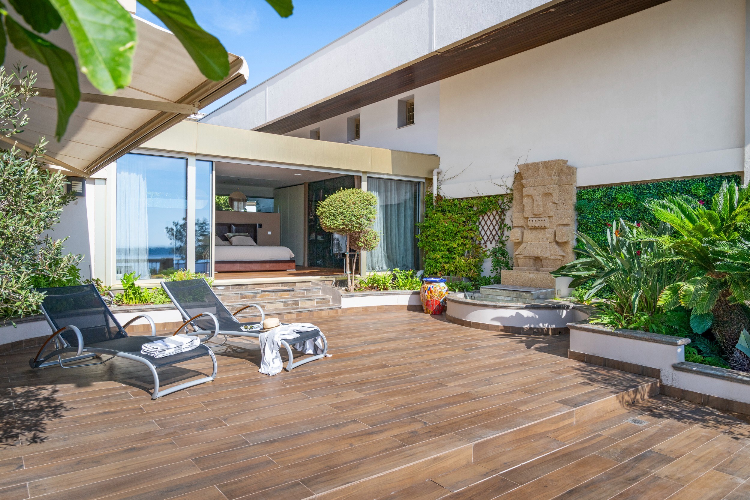  Cannes residential area, unique penthouse with panoramic sea view - 物件實景