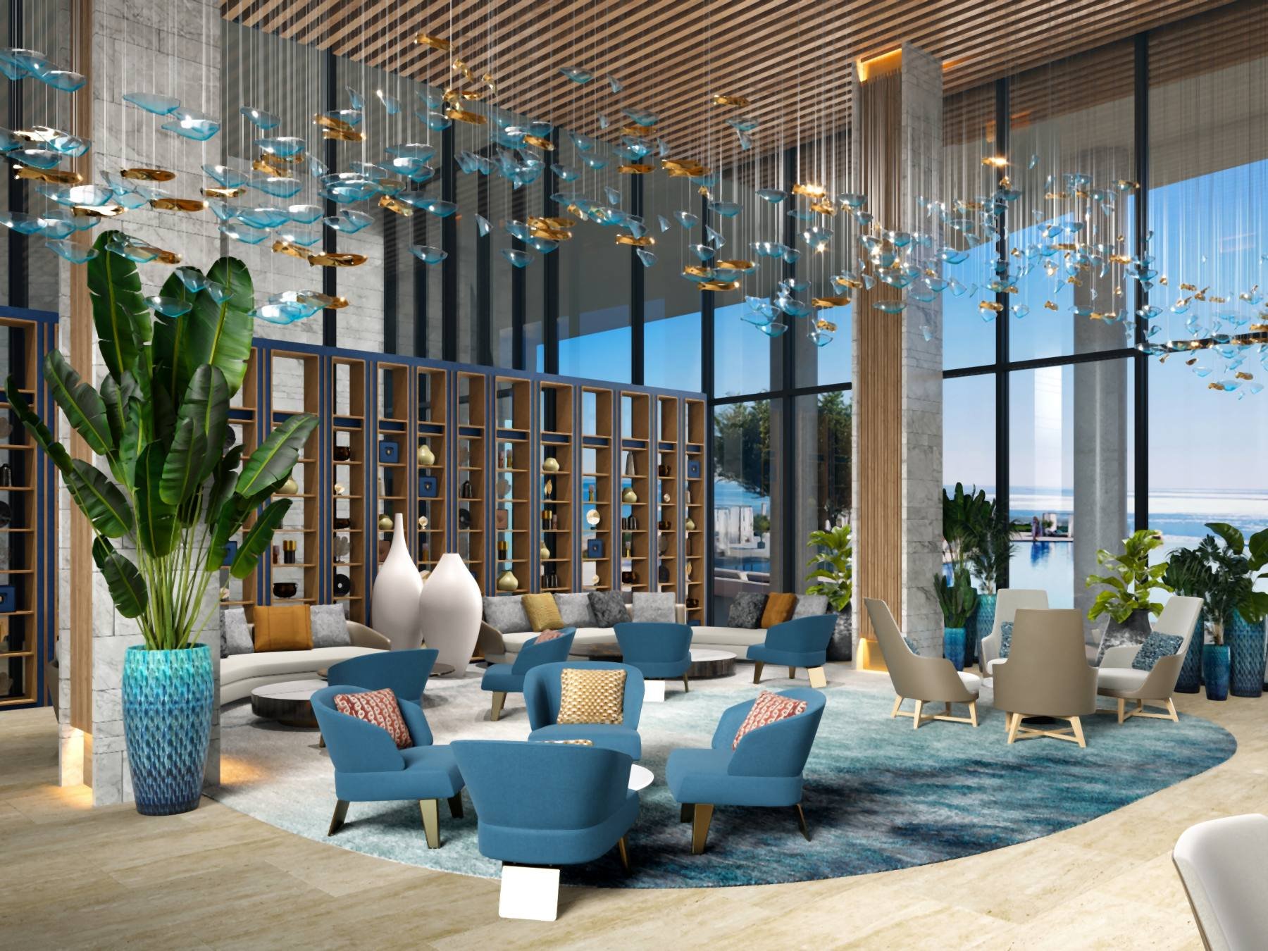  Beachfront Penthouse with a Private Terrace in Cavalli Tower Limassol - 物件實景