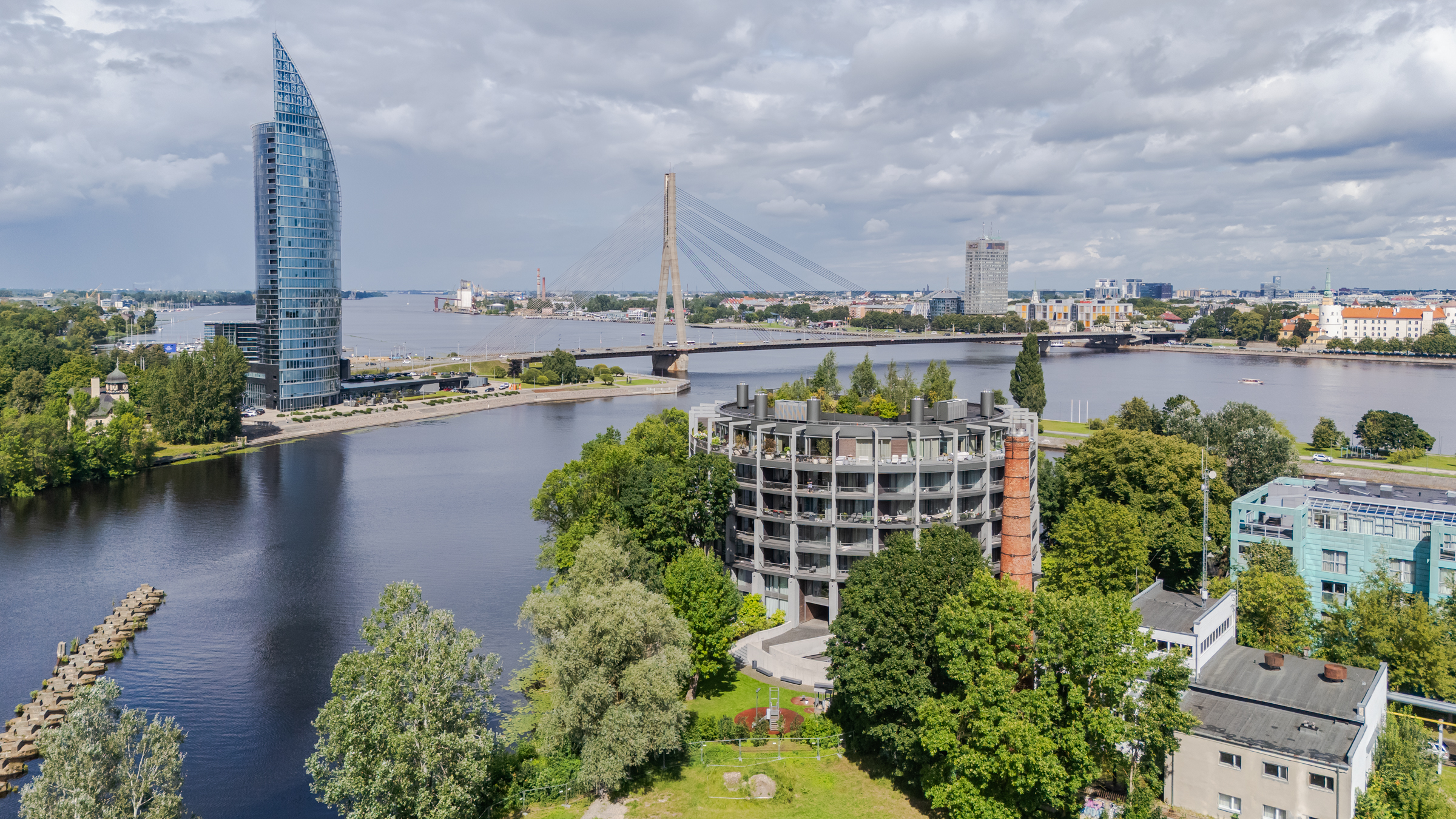  4 bedroom penthouse with panoramic view to the Old Riga. - 物件實景