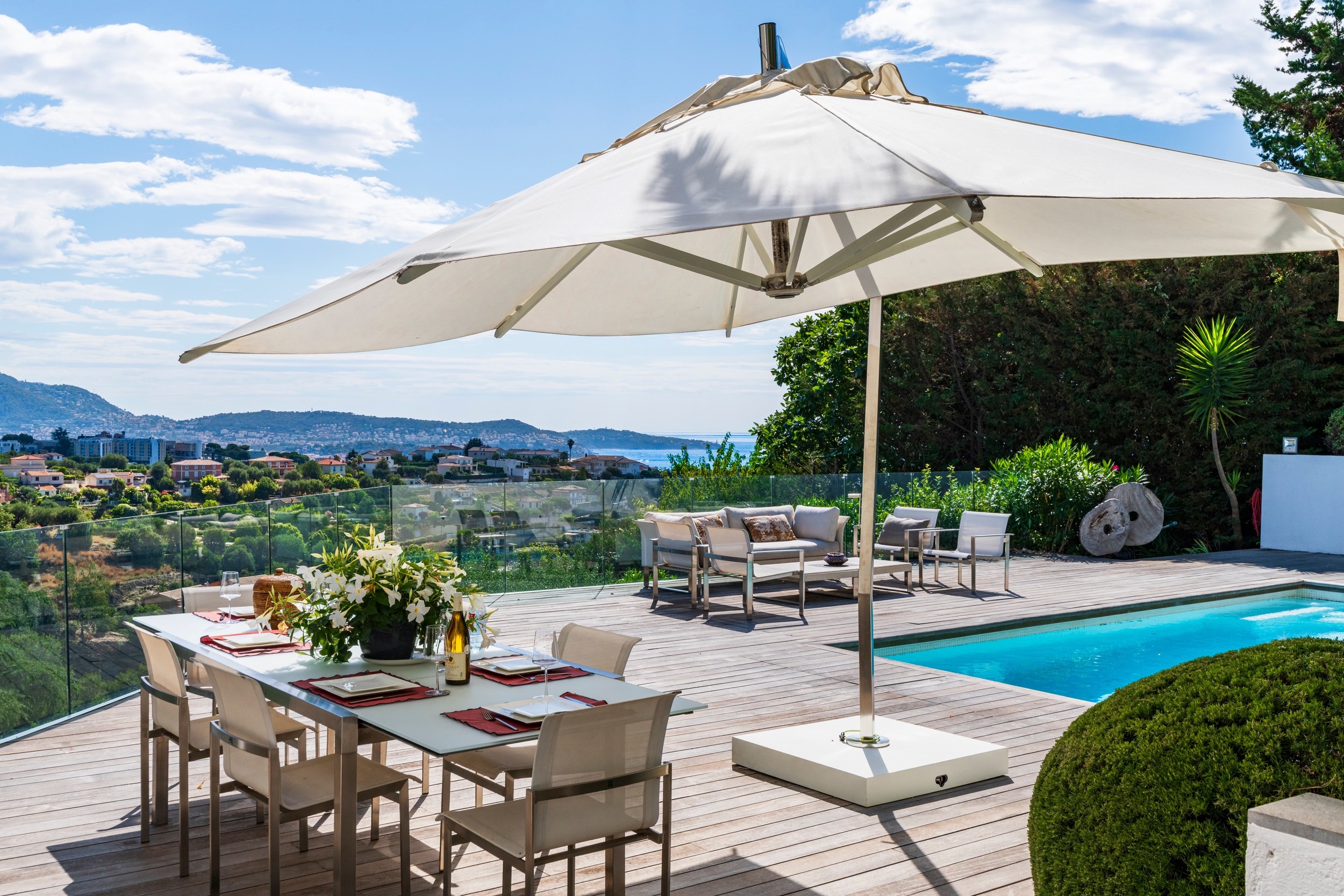  Nice Fabron, contemporary villa for sale, panoramic sea views, swimming pool an… - 物件實景