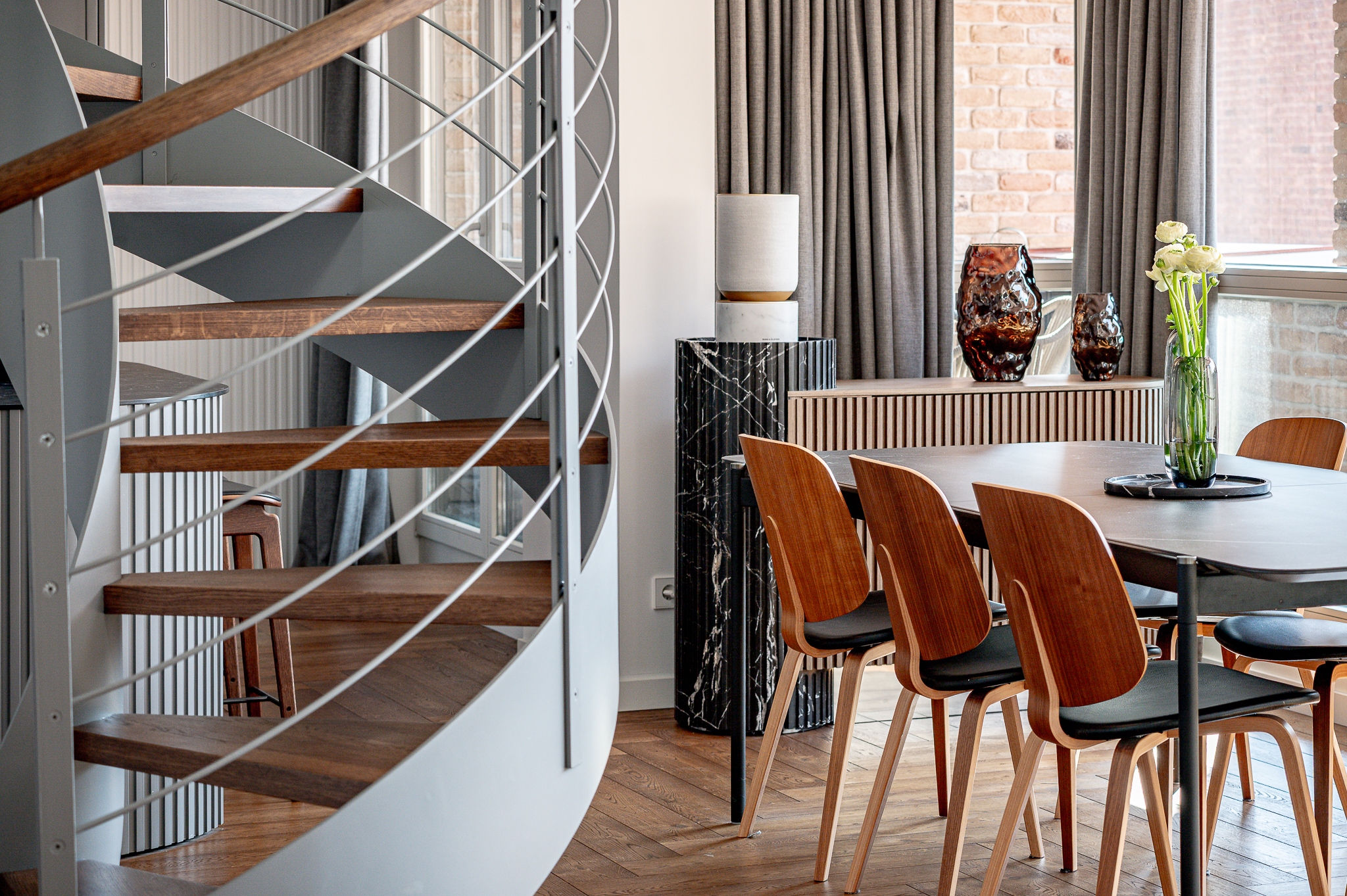  Penthouse on the Užupis riverside with an exclusive interior - 物件實景