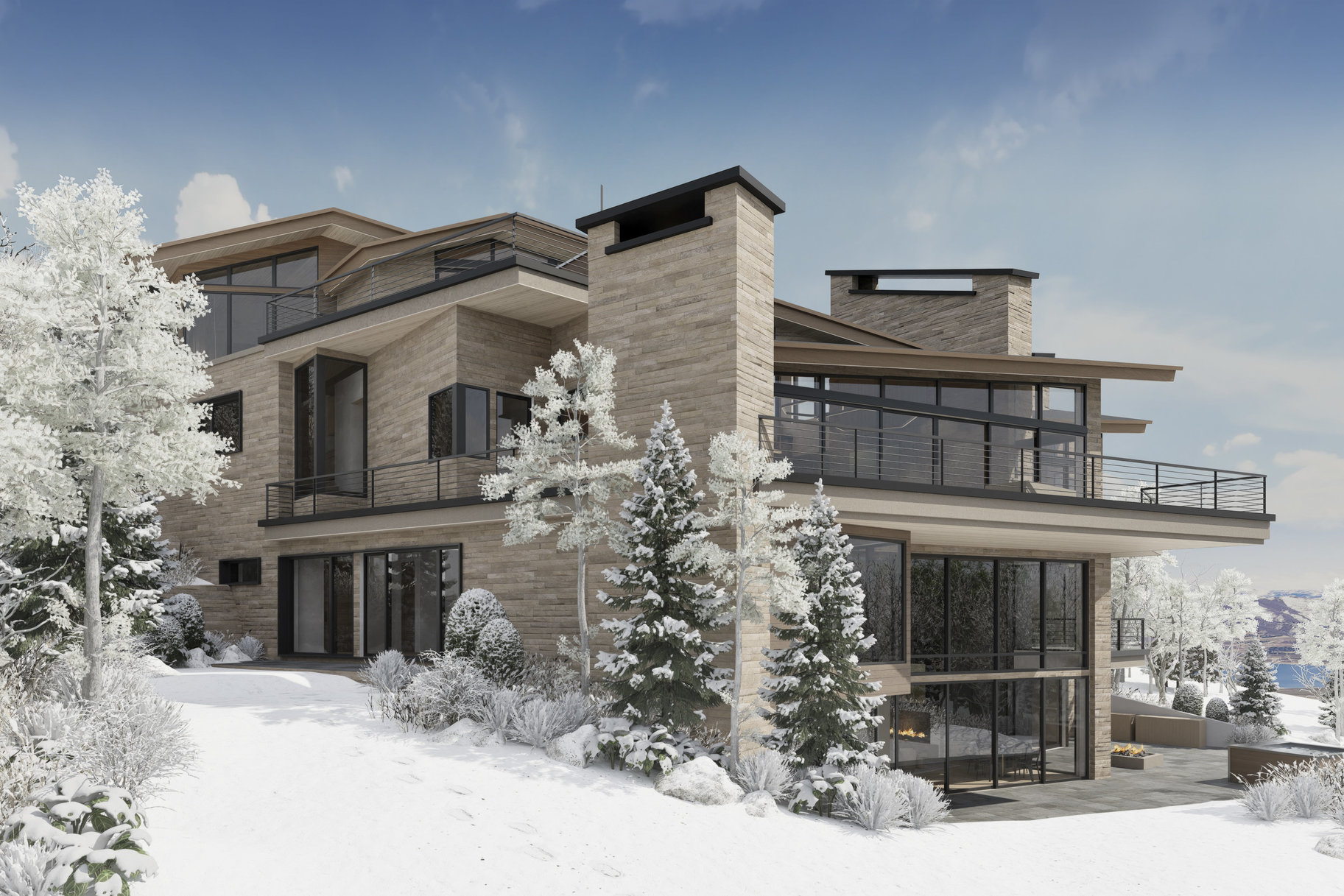  New Construction Home in Deer Crest Estates - Ski In/Ski Out - 物件實景
