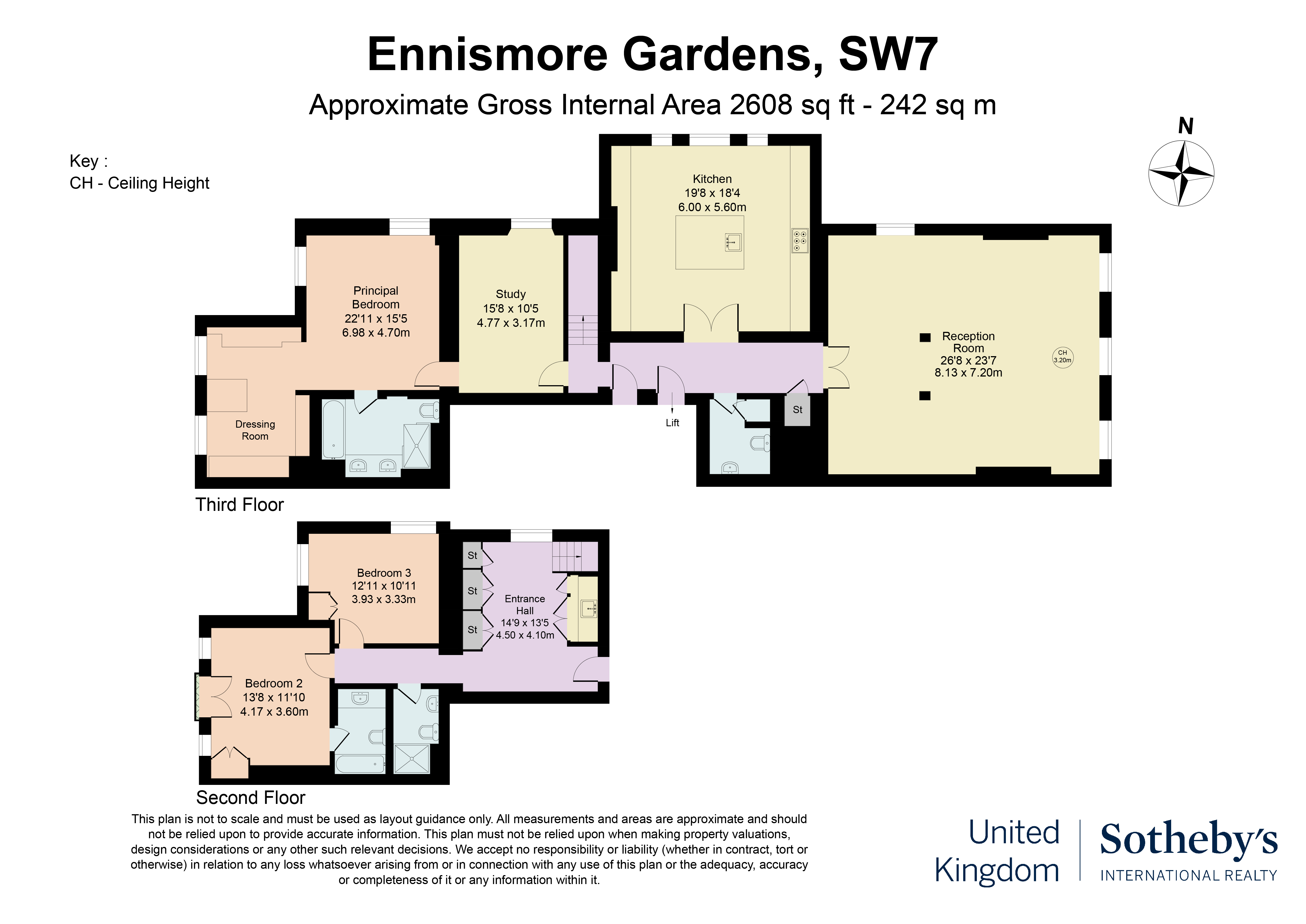  A Generous Three-Bedroom Apartment in Ennismore Gardens - 物件實景