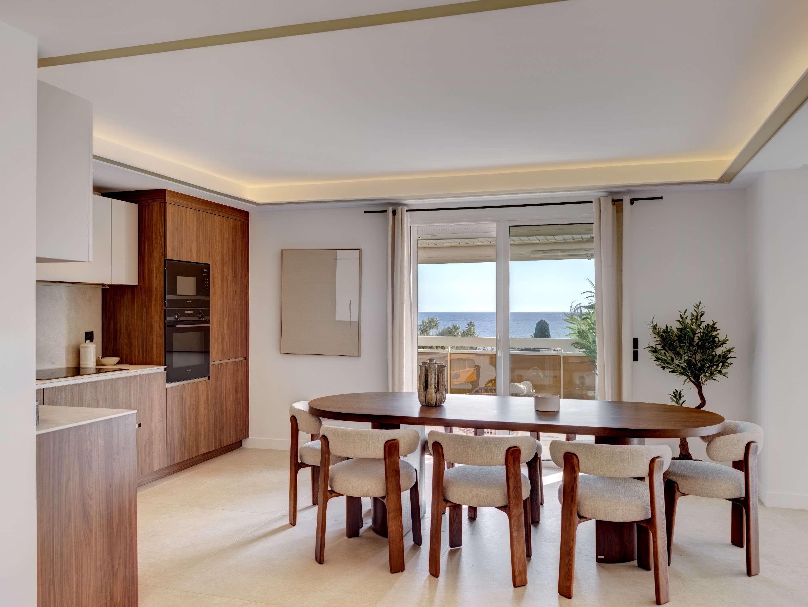  Cannes Basse Californie luxury 135 m² apartment, top floor, sea view - 物件實景