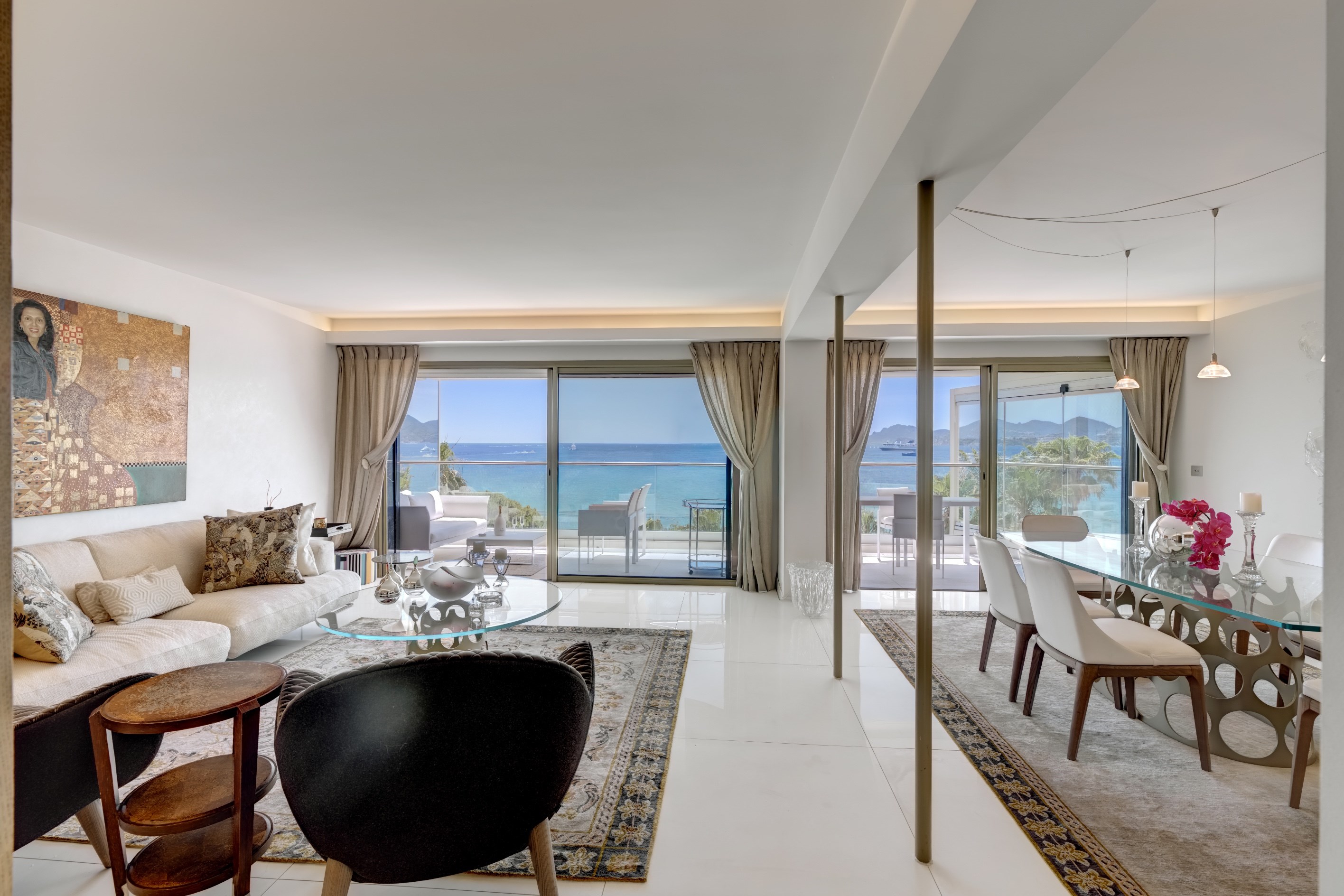  Luxury apartment on the Cannes Croisette with panoramic sea views and three sui… - 物件實景