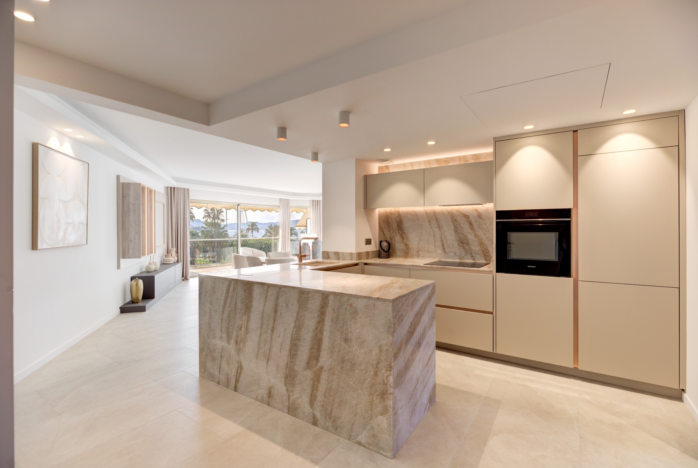  4-room apartment with Croisette and sea views in Cannes, terrace and parking - 物件實景