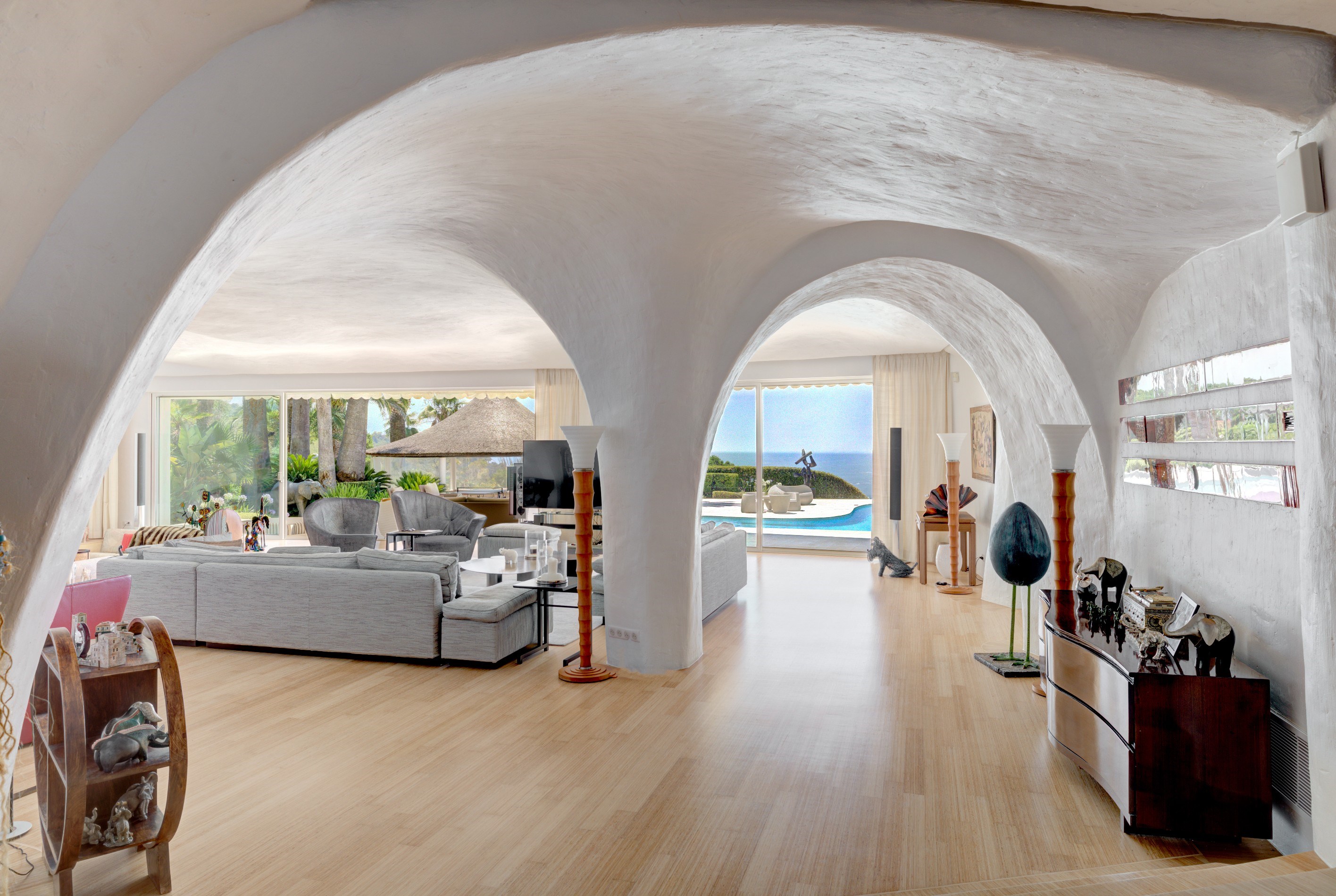  Cannes Californie luxury villa for sale with panoramic sea views, guest house a… - 物件實景