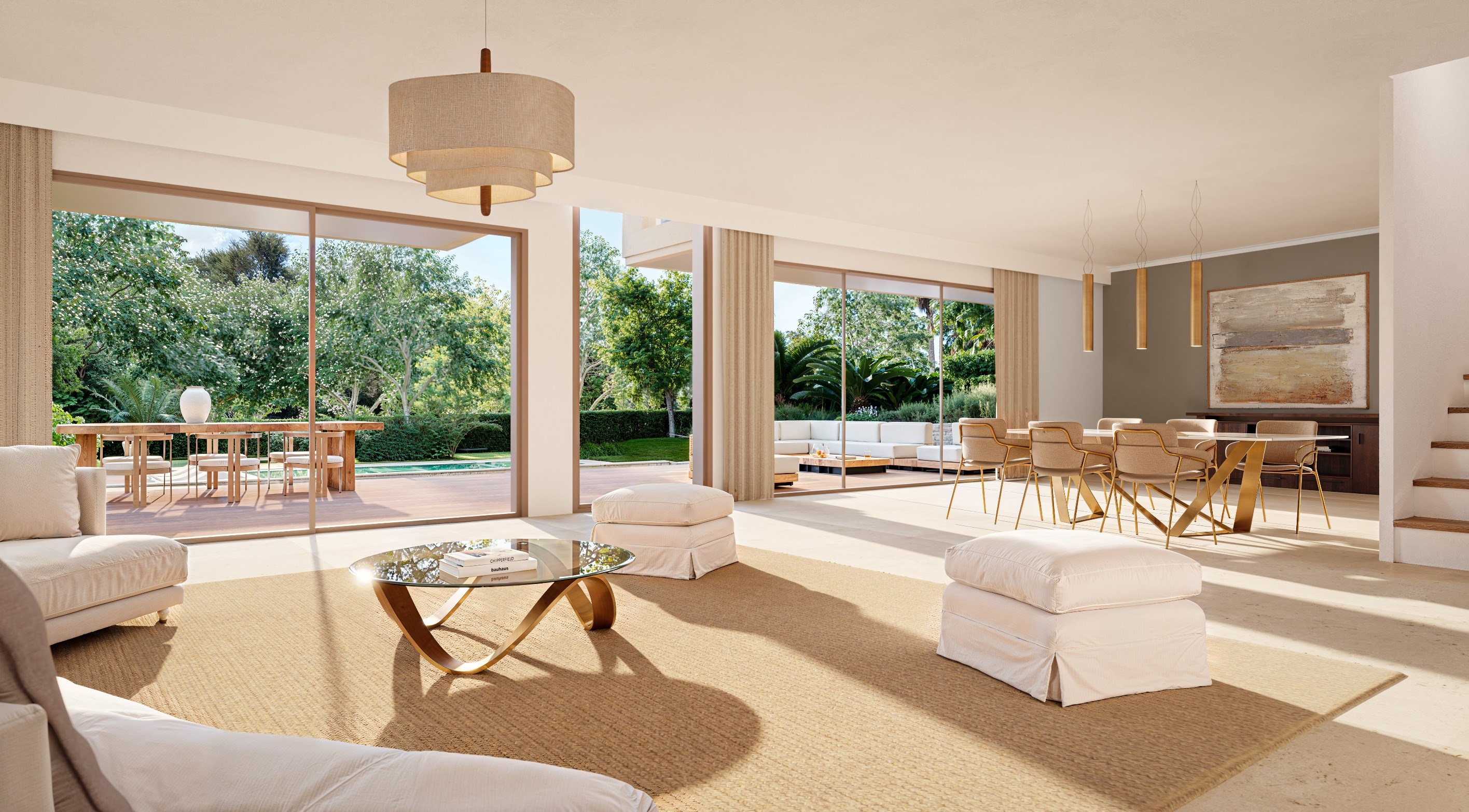  Contemporary villa in a private estate in Mougins near Cannes and international… - 物件實景