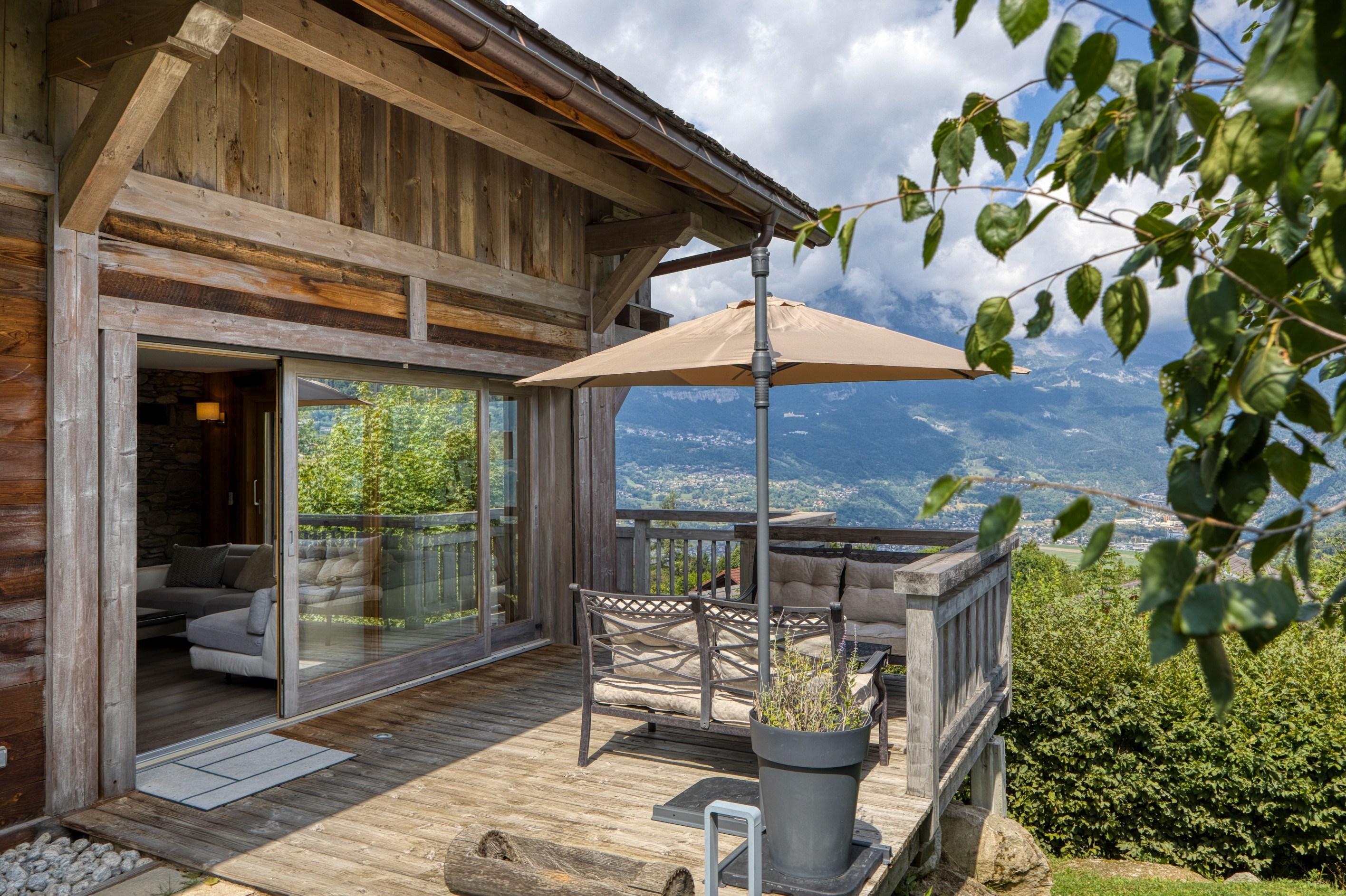  Chalet Éminence - Panoramic view in Saint-Gervais-les-Bains - 物件實景