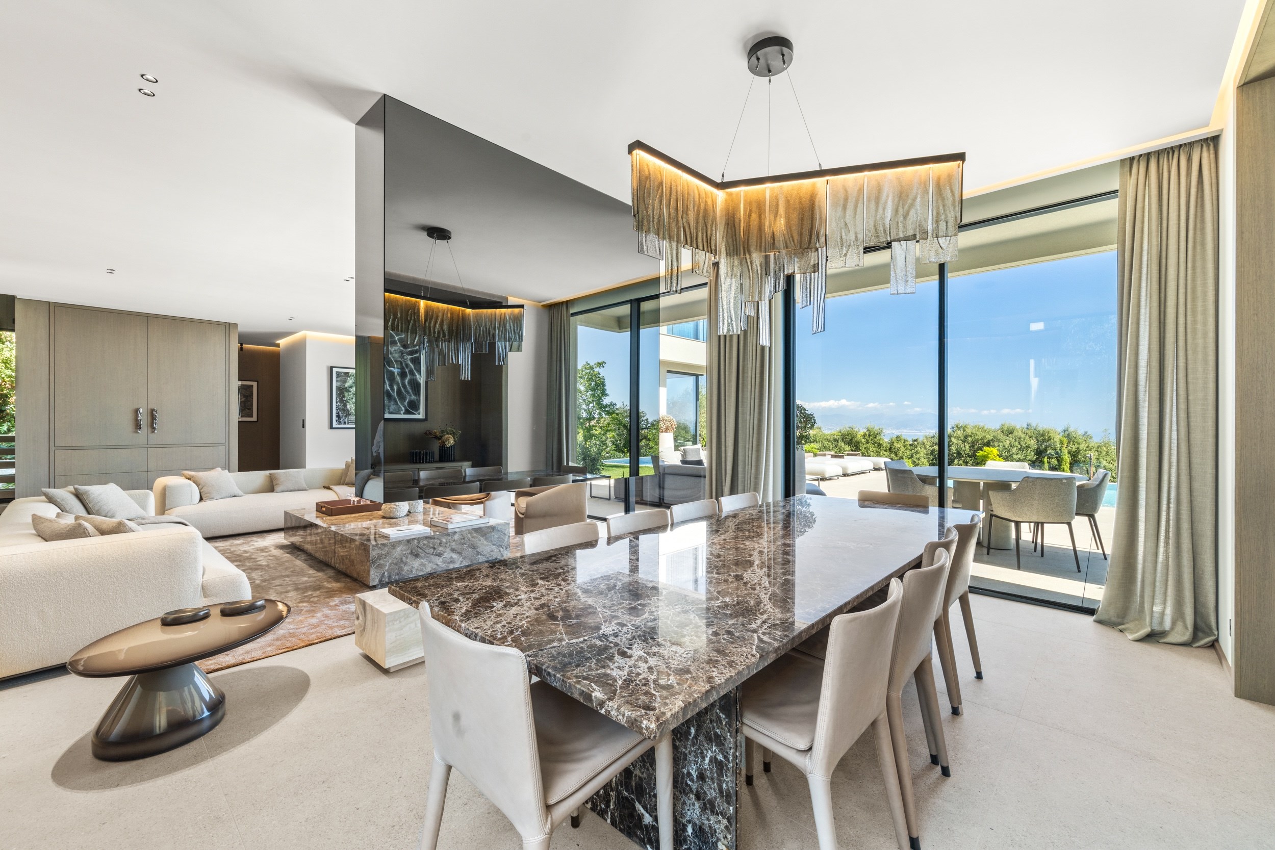  Super Cannes Vallauris, new 498 sqm villa with five suites and sea views - 物件實景
