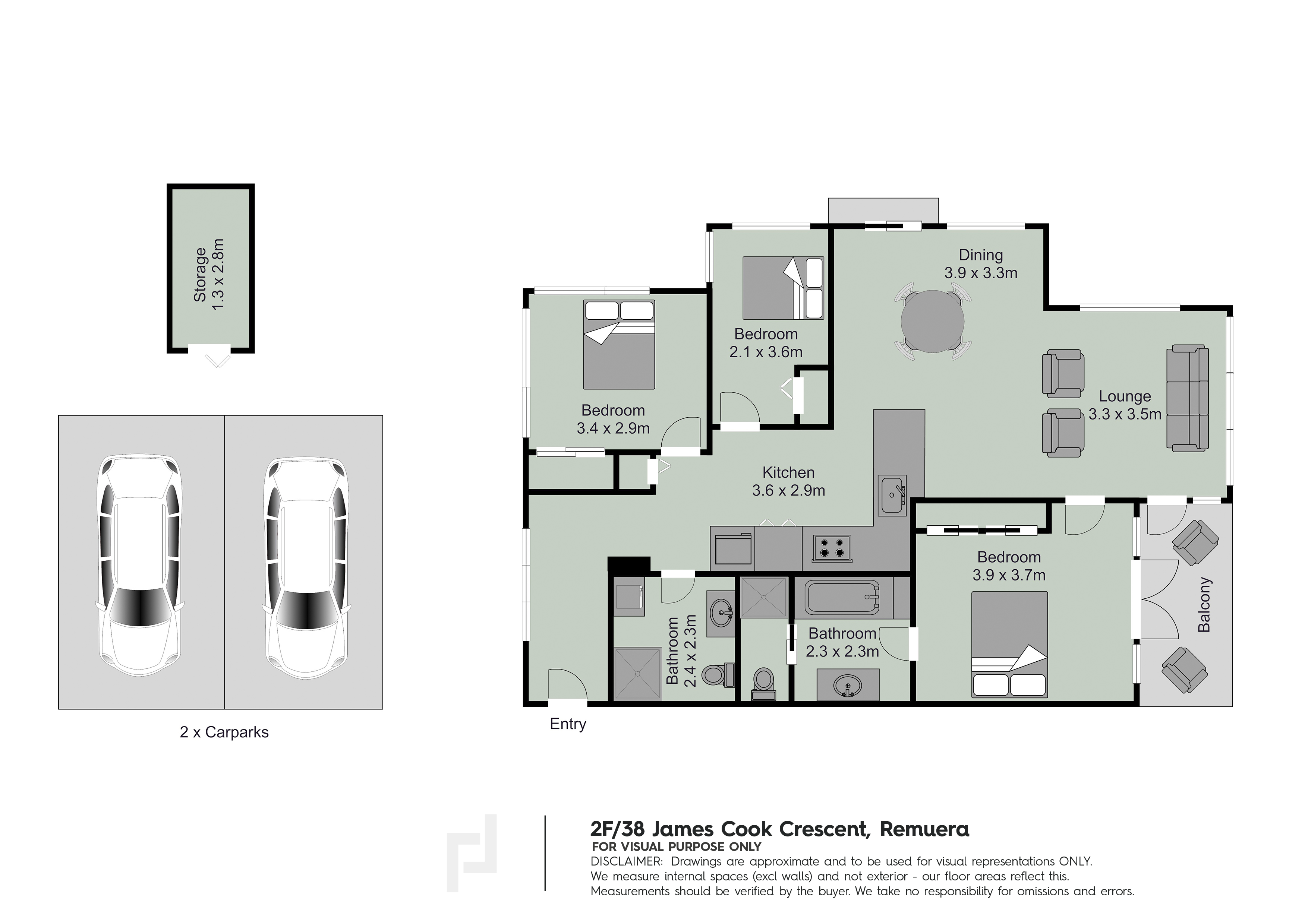  2F James Cook Cres - 物件實景
